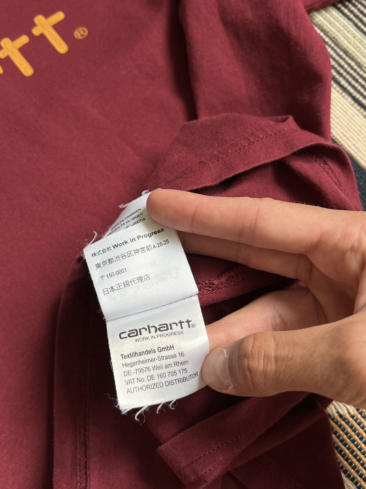 Carhartt Vintage Carhartt Centre Big Logo T-shirt Size US XL / EU 56 / 4 - 12 Thumbnail