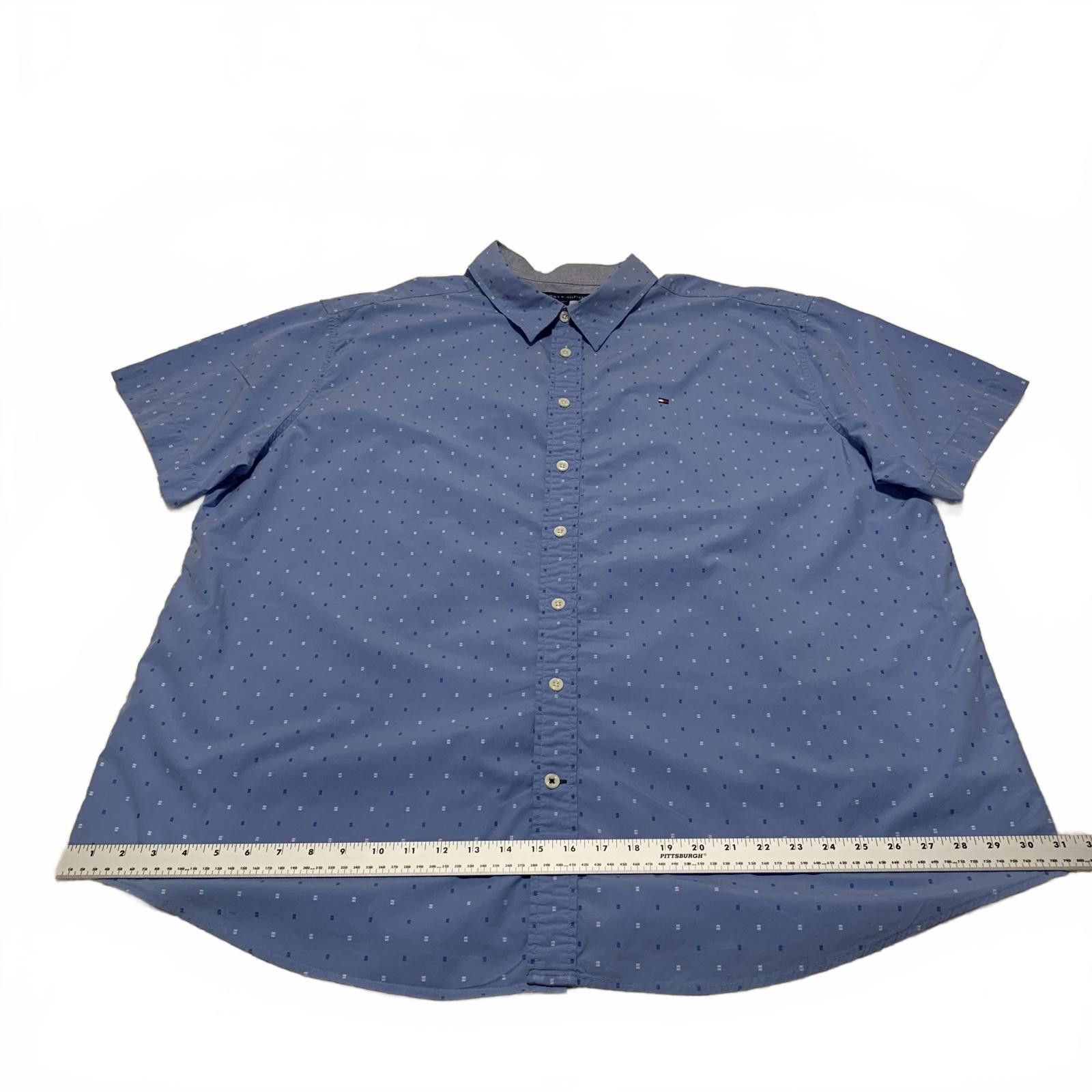 Tommy Hilfiger Tommy Hilfiger Men's Size 3XL Blue Casual Button-Down Shirt Size US XXL / EU 58 / 5 - 2 Thumbnail