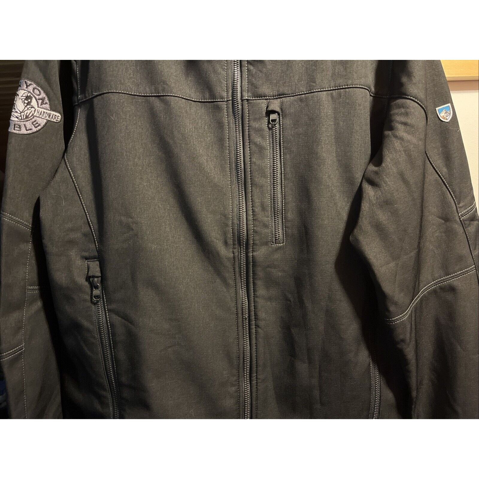 Kuhl KUHL Mens M Jacket Soft Shell Dark Gray Long Sleeve Full Zip Size US M / EU 48-50 / 2 - 7 Thumbnail