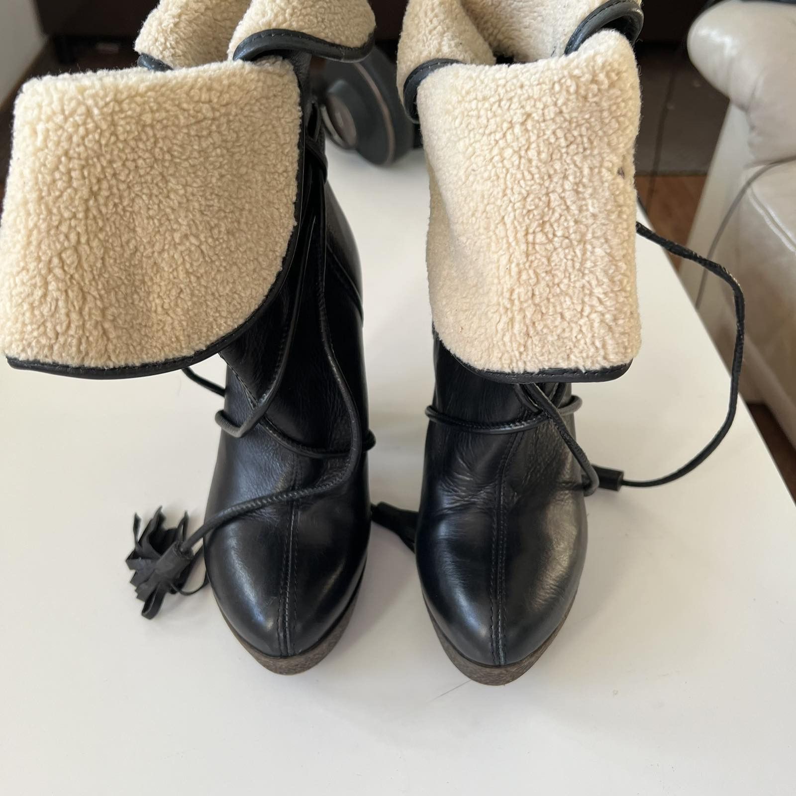 Designer × Miss Sixty VTG Miss Sixty platform heels 90s Sz 39 Size US 8 / IT 38 - 3 Thumbnail