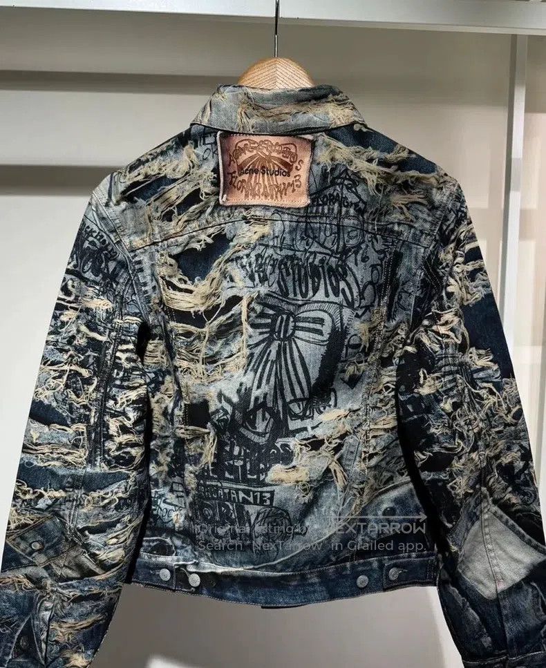 Acne Studios Acne Studios Printed Denim Jacket Size US M / EU 48-50 / 2 - 2 Thumbnail