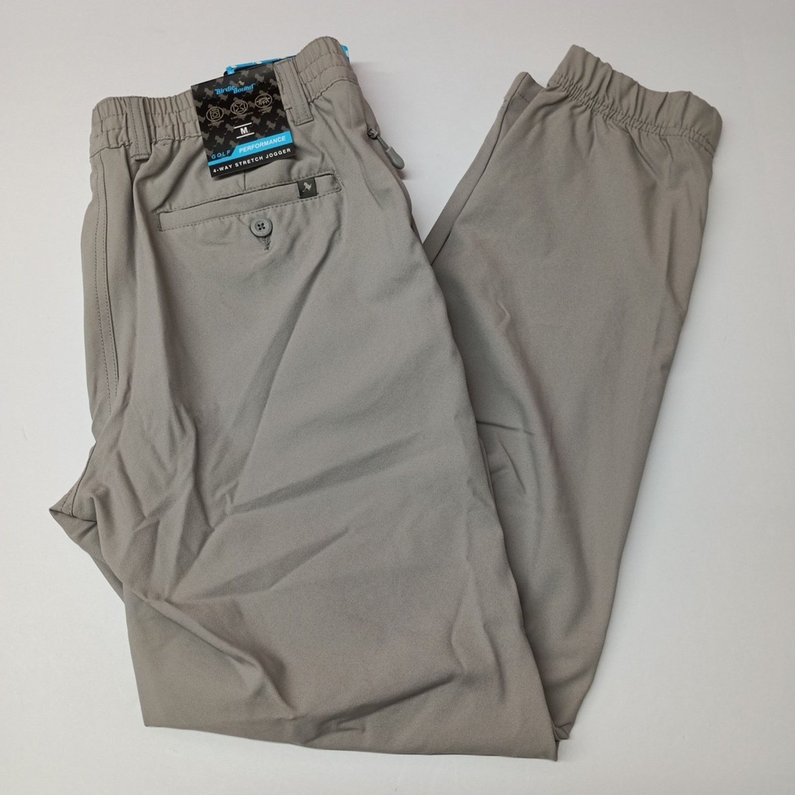 Other Birdie Bound Performance Golf Joggers Men's M Gray Stretch Size US 31 - 1 Thumbnail