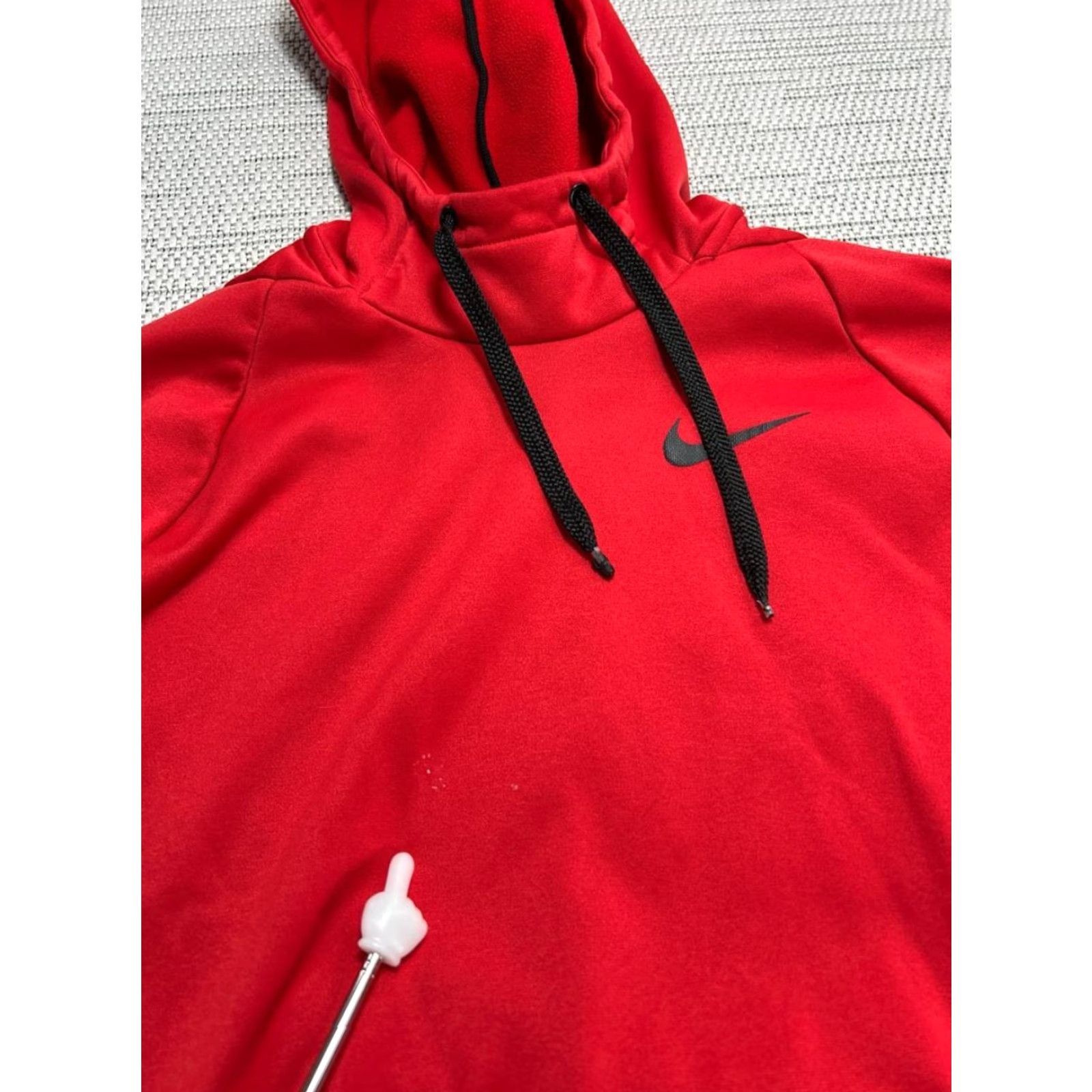 Nike Nike Hoodie Mens Large Red Fleece Dri Fit Raglan Sleeve Athleisure Warm Winter Size US L / EU 52-54 / 3 - 4 Thumbnail