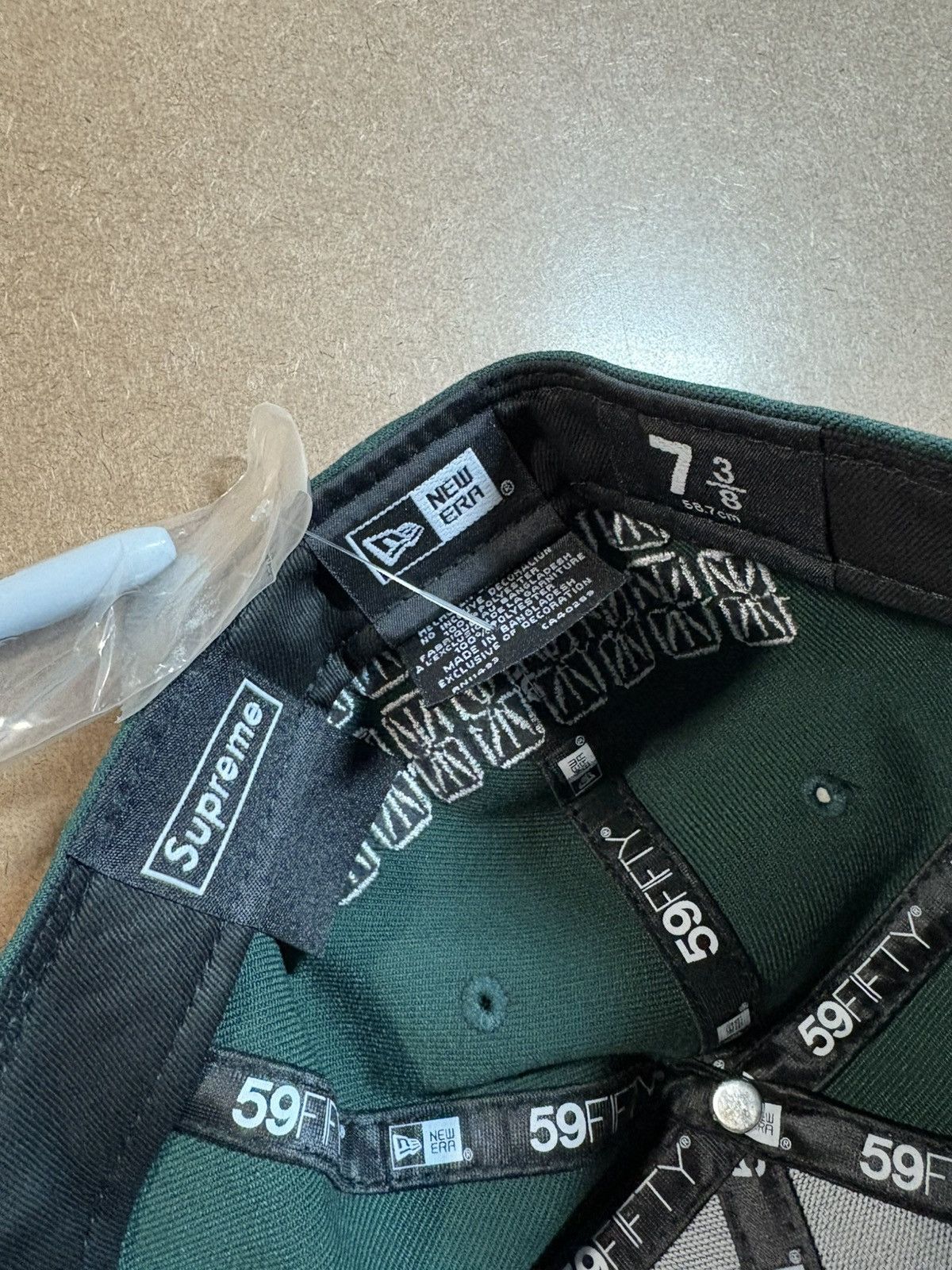 Supreme Supreme Sharpie Box Logo New Era Fitted Green 7 3/8 New Size ONE SIZE - 5 Thumbnail