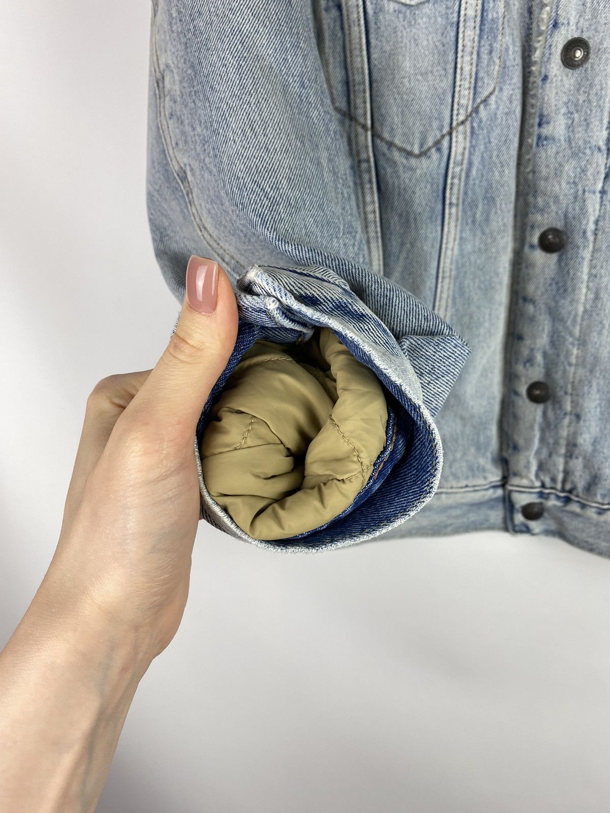Levi's Levis Premium men’s Sherpa lined trucker jacket size S Size US S / EU 44-46 / 1 - 12 Thumbnail