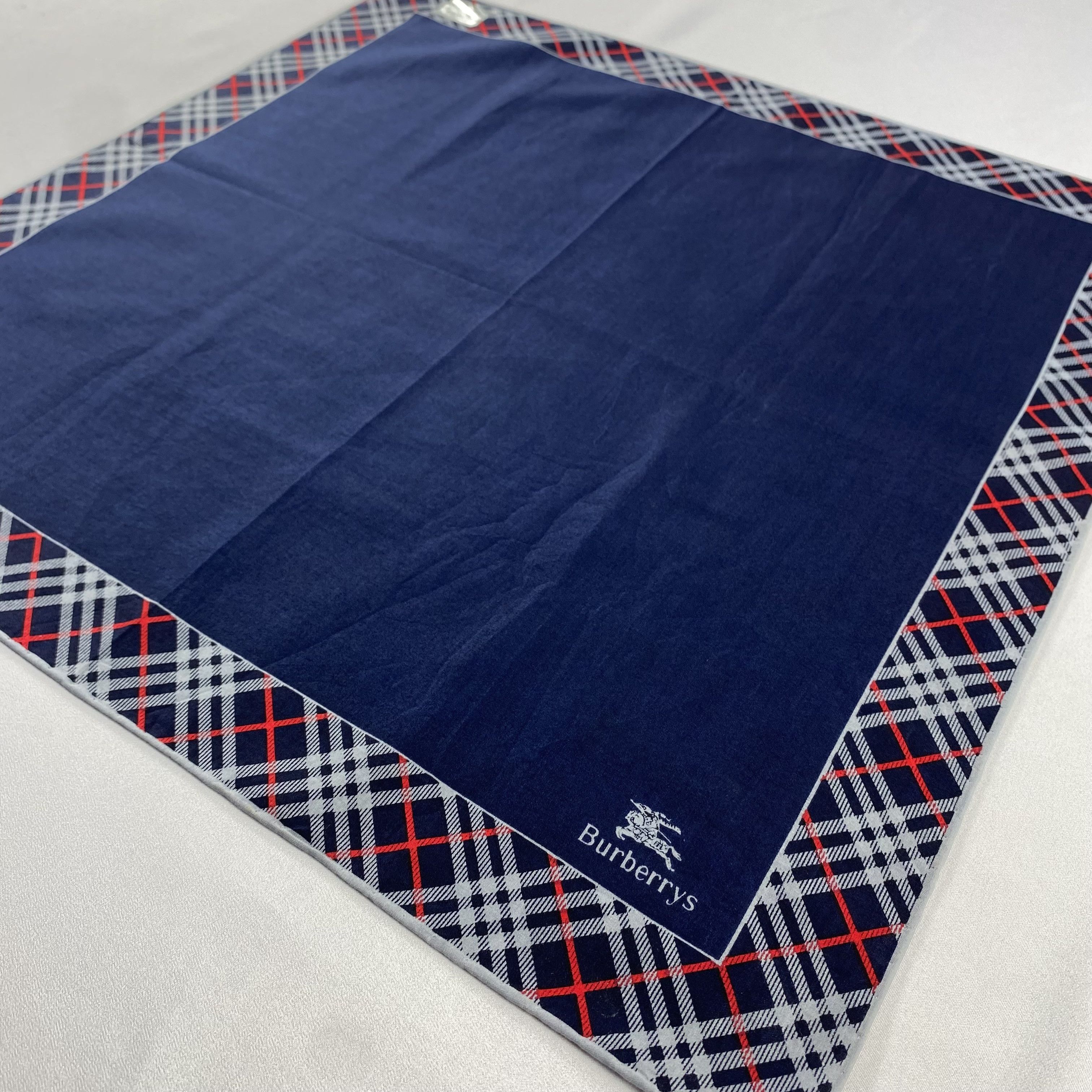 Burberry × Vintage Burberry Handkerchief / Neckerchief / Bandana-P798 Size ONE SIZE - 2 Thumbnail