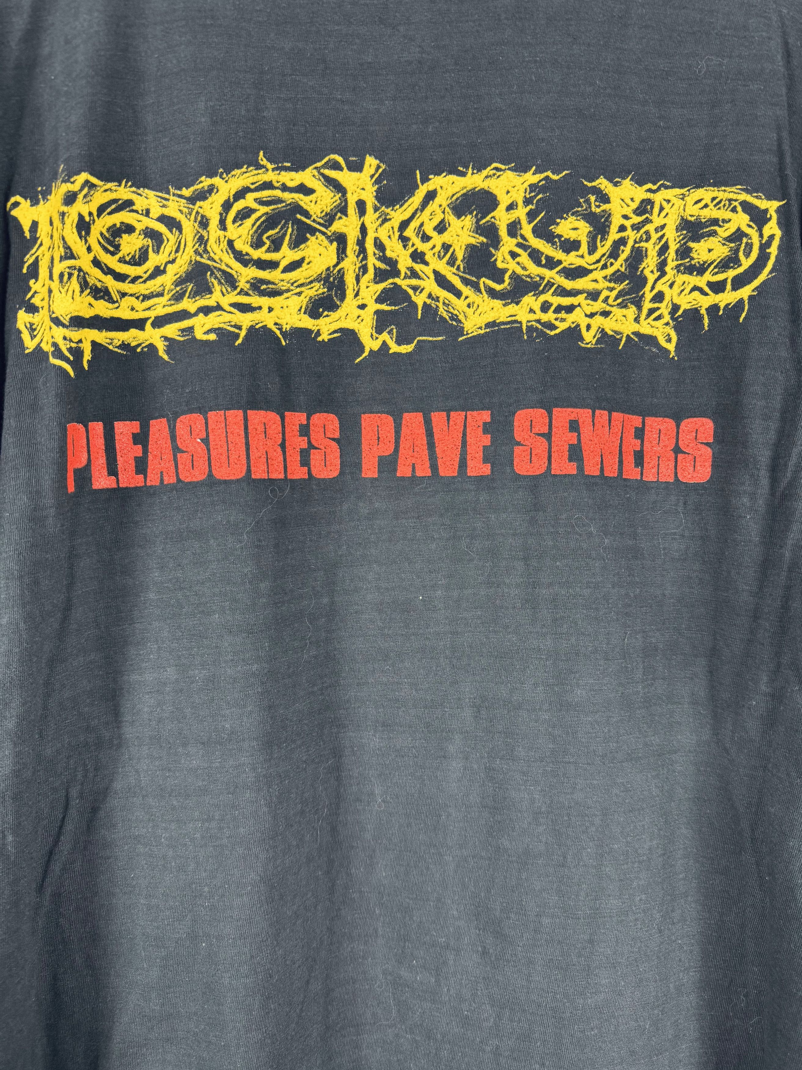 Band Tees Lock Up - Pleasures Pave Sewers 90s deathcore t-shirt Size US XL / EU 56 / 4 - 4 Thumbnail