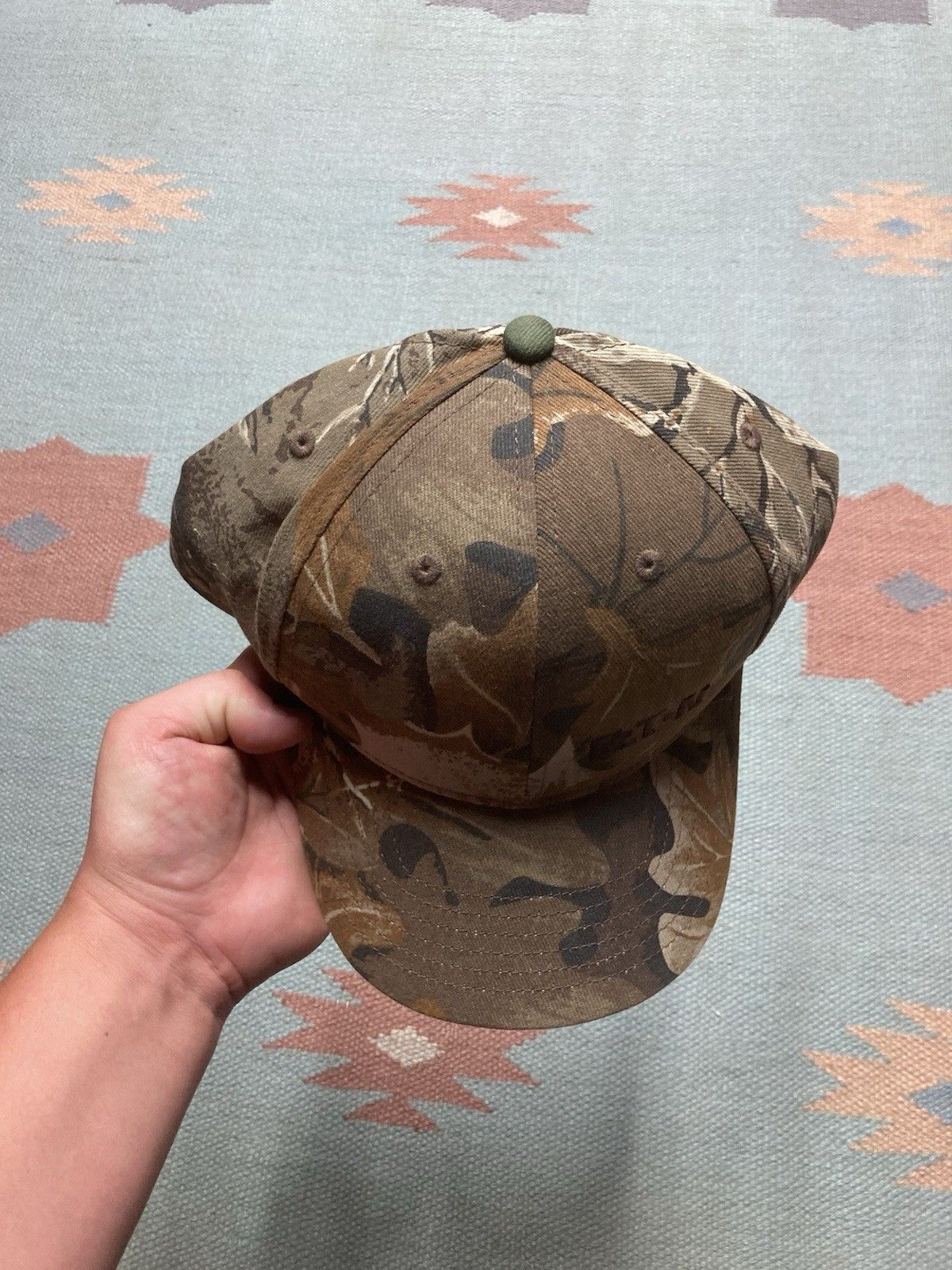 Vintage Vtg strapback hat camo realtree advantage NWOT camouflage Size ONE SIZE - 3 Thumbnail