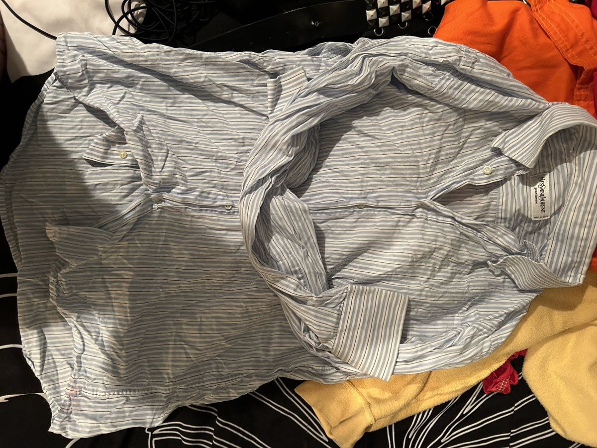 Designer × Vintage × Yves Saint Laurent YSL button up shirt Size US S / EU 44-46 / 1 - 3 Thumbnail