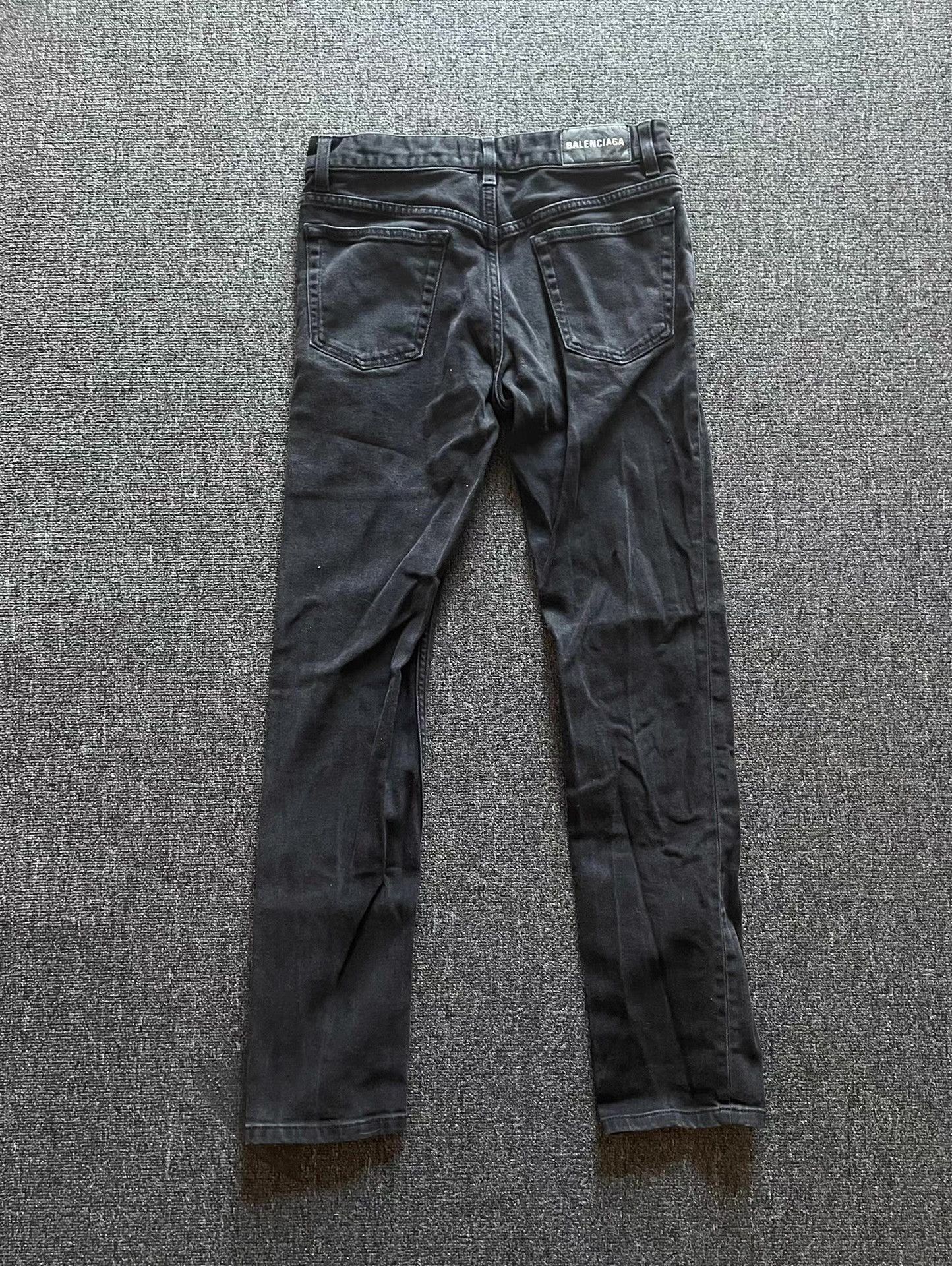 Balenciaga Balenciaga black slim fit vintage jeans Q4 Size US 32 / EU 48 - 5 Thumbnail