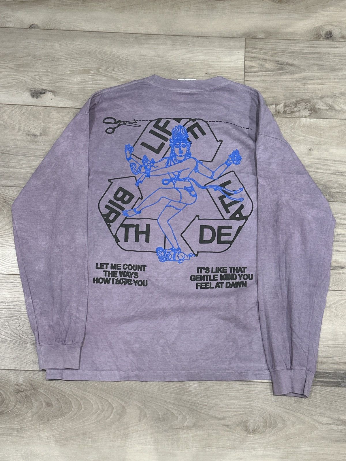DENIM TEARS × Online Ceramics Ceramic Tears Hand Dye Purple L/S Size US XL / EU 56 / 4 - 2 Thumbnail