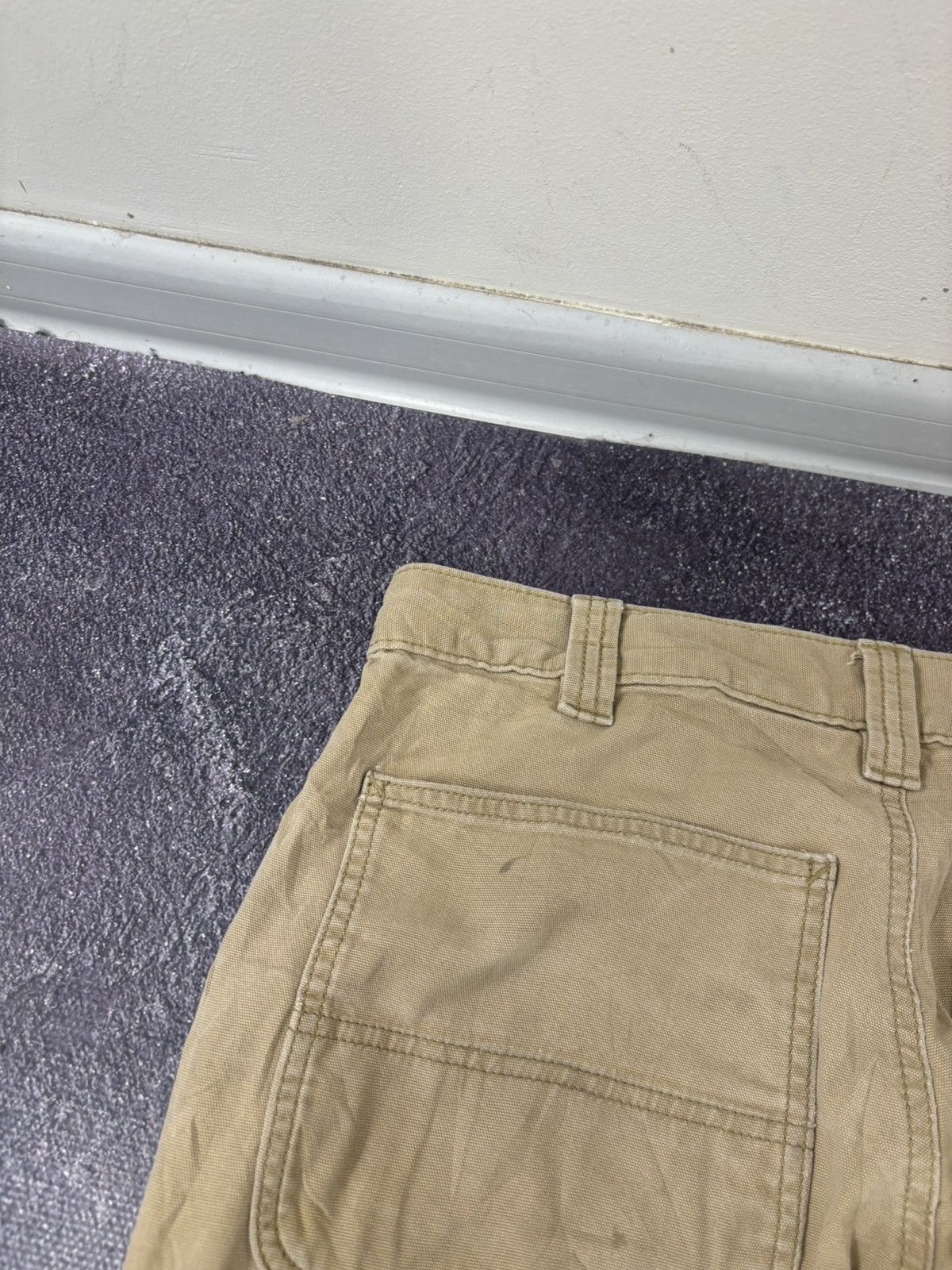 Carhartt Vintage Carhartt Y2K Workwear USA Beige Hype Carpenter Pants Size US 33 - 7 Thumbnail