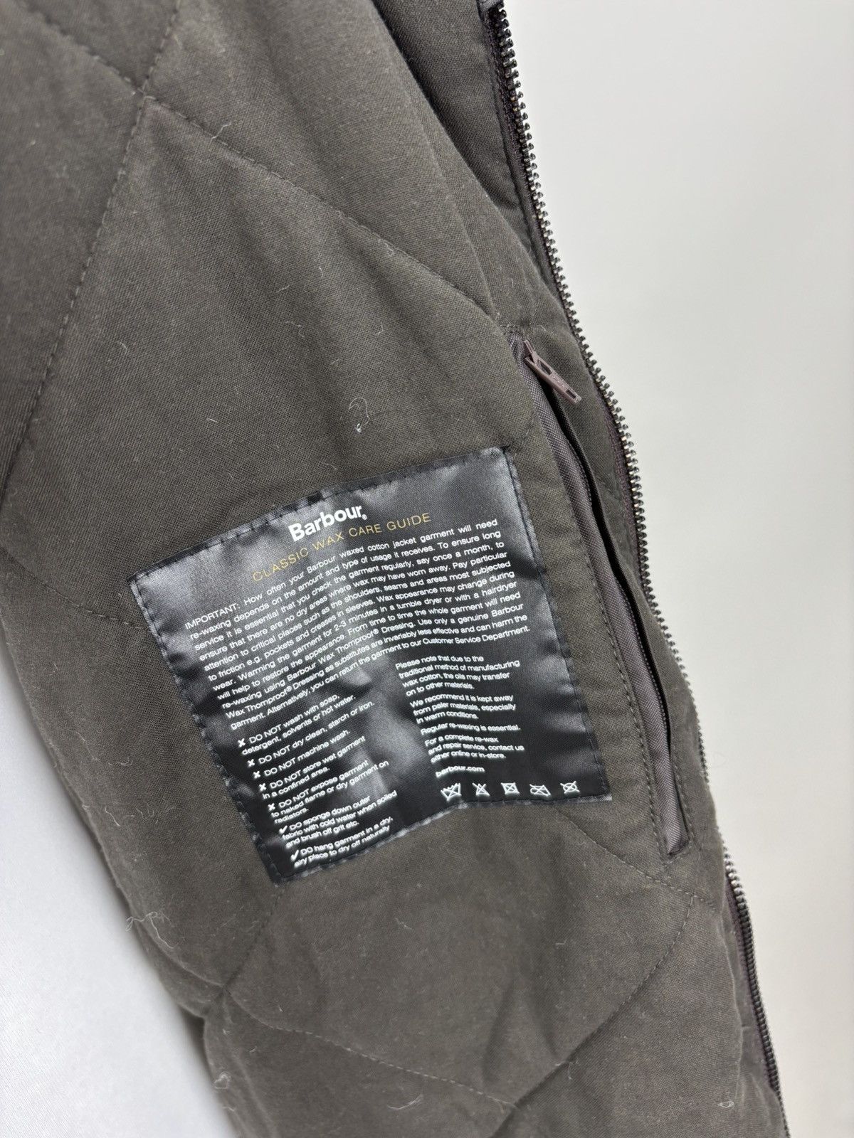 Barbour Womens waxed jacket Barbour Bethwin Size 42 Color Brown Size XL / US 12-14 / IT 48-50 - 12 Thumbnail