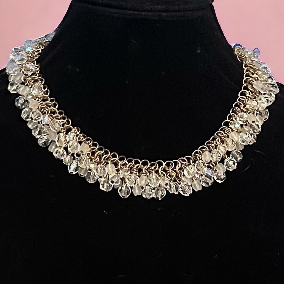 Other Clear cluster bead shaker necklace Size ONE SIZE - 1 Thumbnail