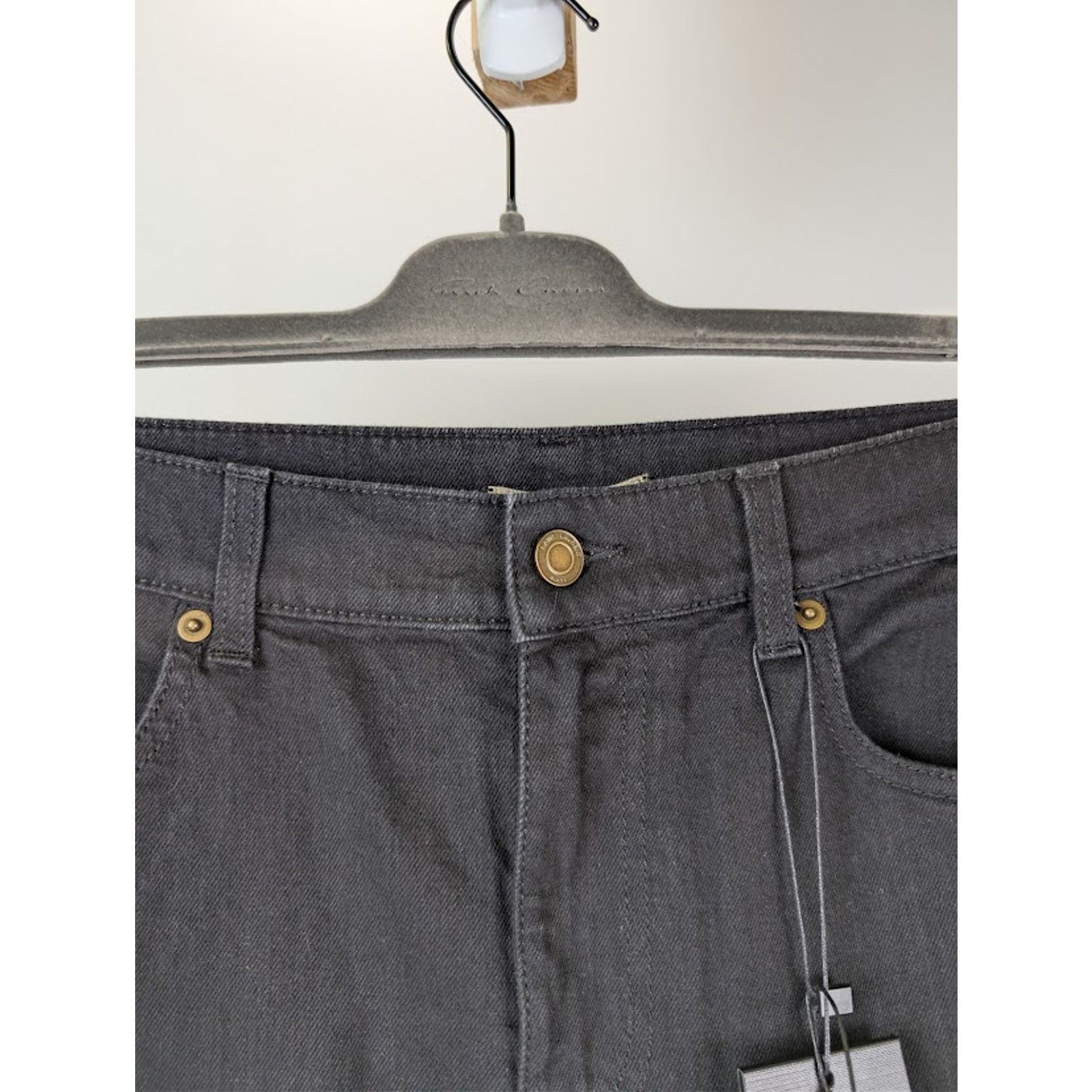 Saint Laurent Paris o1rshd1 Skinny 5 Pockets Low Jean Pants in Black Size US 29 - 7 Thumbnail
