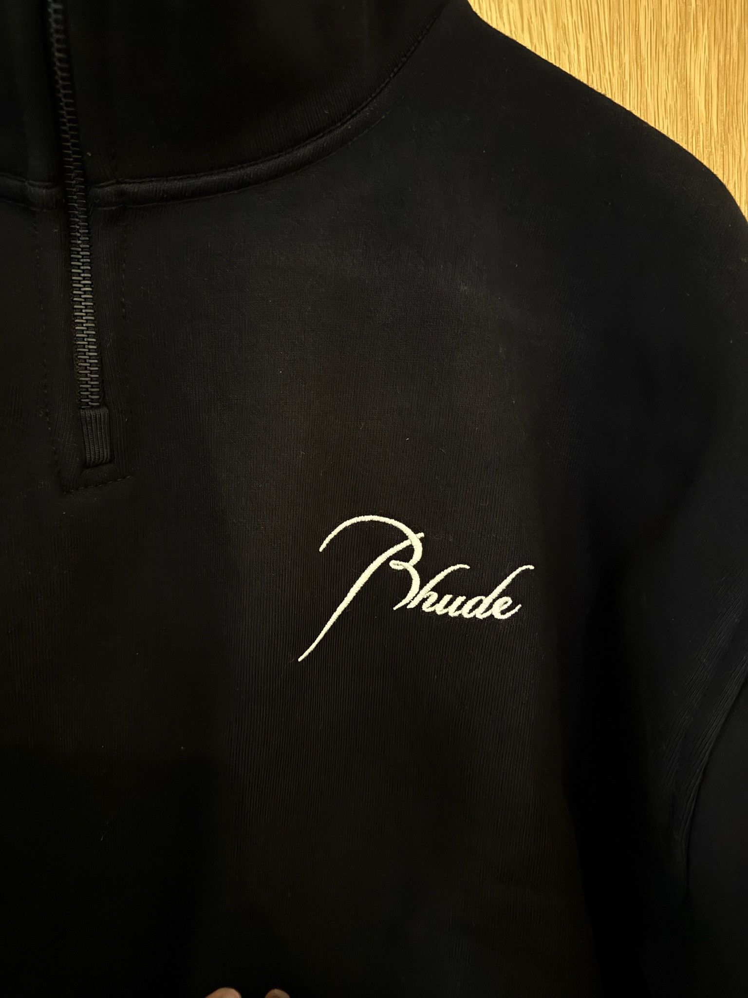Rhude Rhude Classique Quarter Zip Hoodie Size US L / EU 52-54 / 3 - 2 Thumbnail