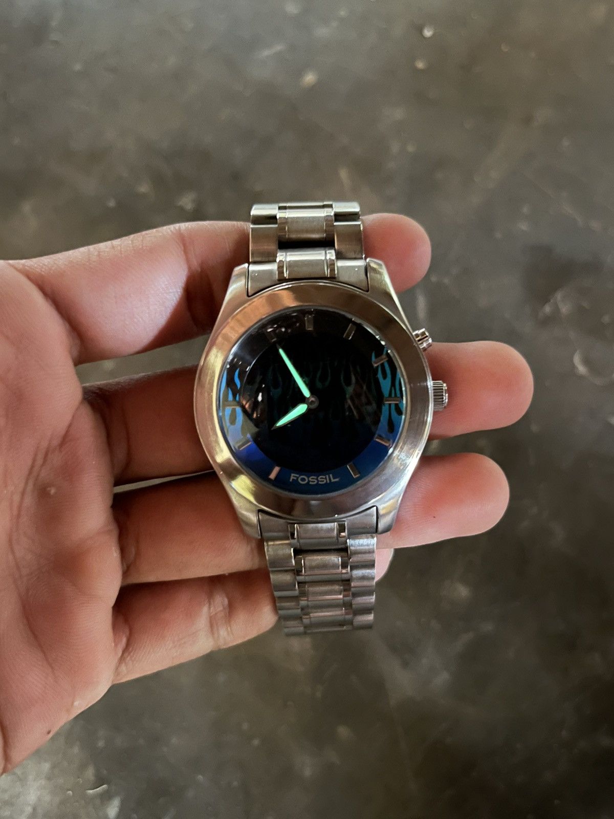 Fossil Vintage FOSSIL BIG TIC WATCH BLUE FLAME Size ONE SIZE - 6 Thumbnail