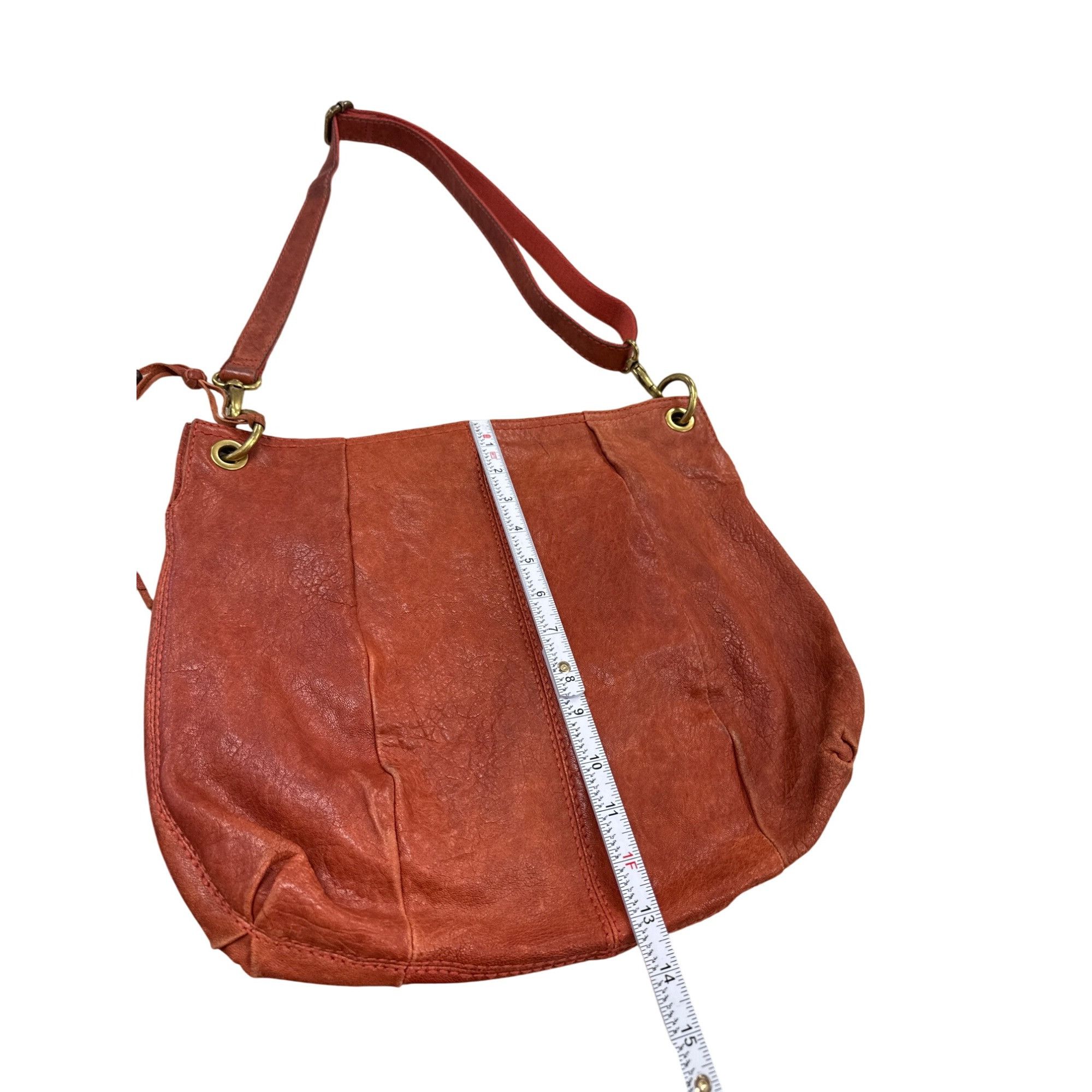 Fossil Vintage Fossil Womens Red Leather Shoulder Bag Purse SKU 723 Size ONE SIZE - 2 Thumbnail