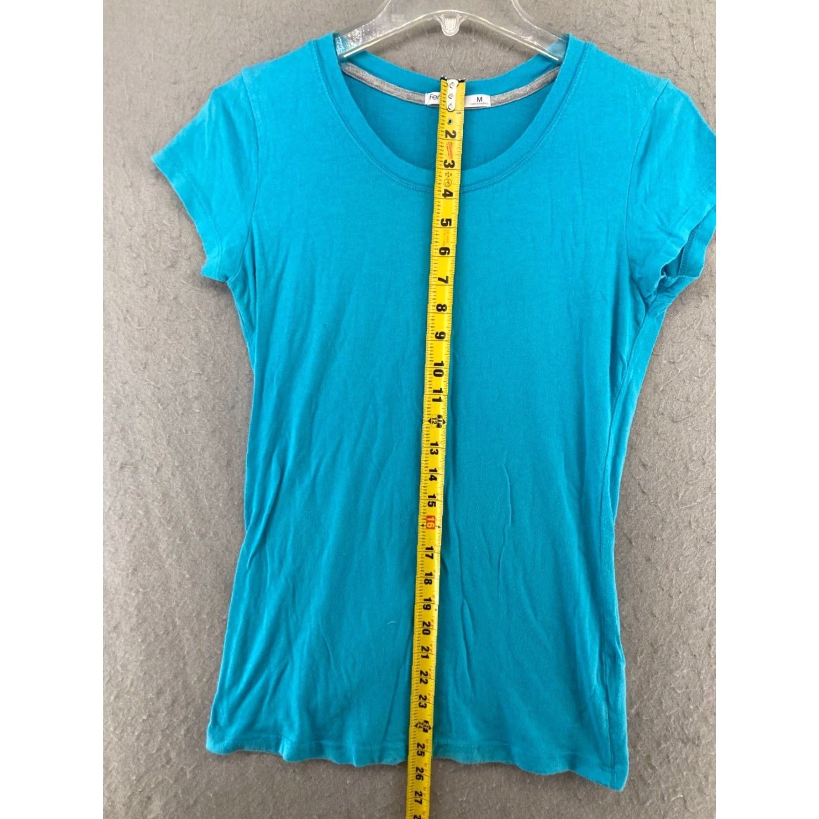 Vintage Femme Trestics Womens Medium Blue Casual Short Sleeve Shirt Size M / US 6-8 / IT 42-44 - 3 Thumbnail