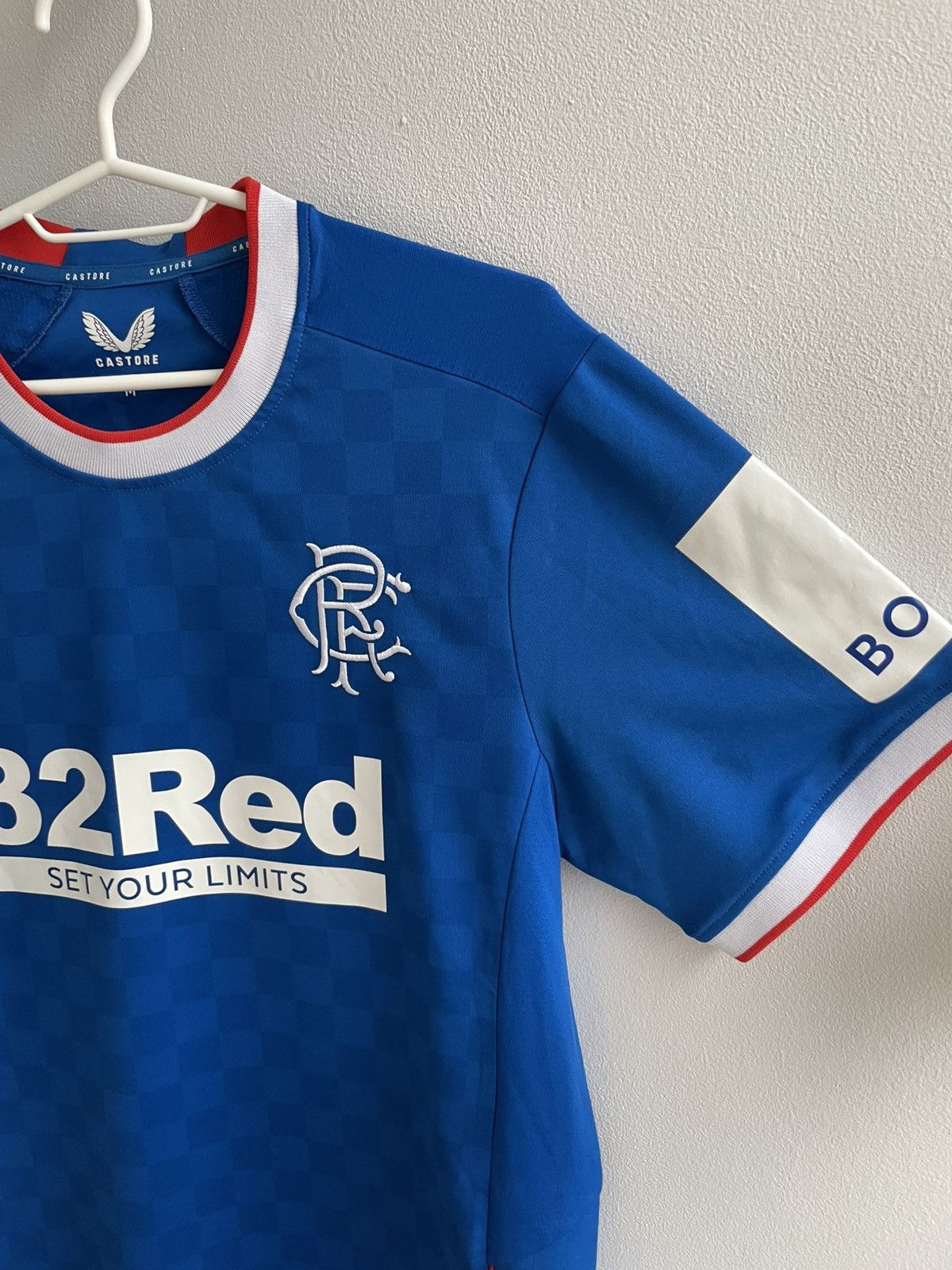 Castore Glasgow Rangers 2022 2023 Home Football Shirt Soccer Jersey Size US M / EU 48-50 / 2 - 4 Thumbnail