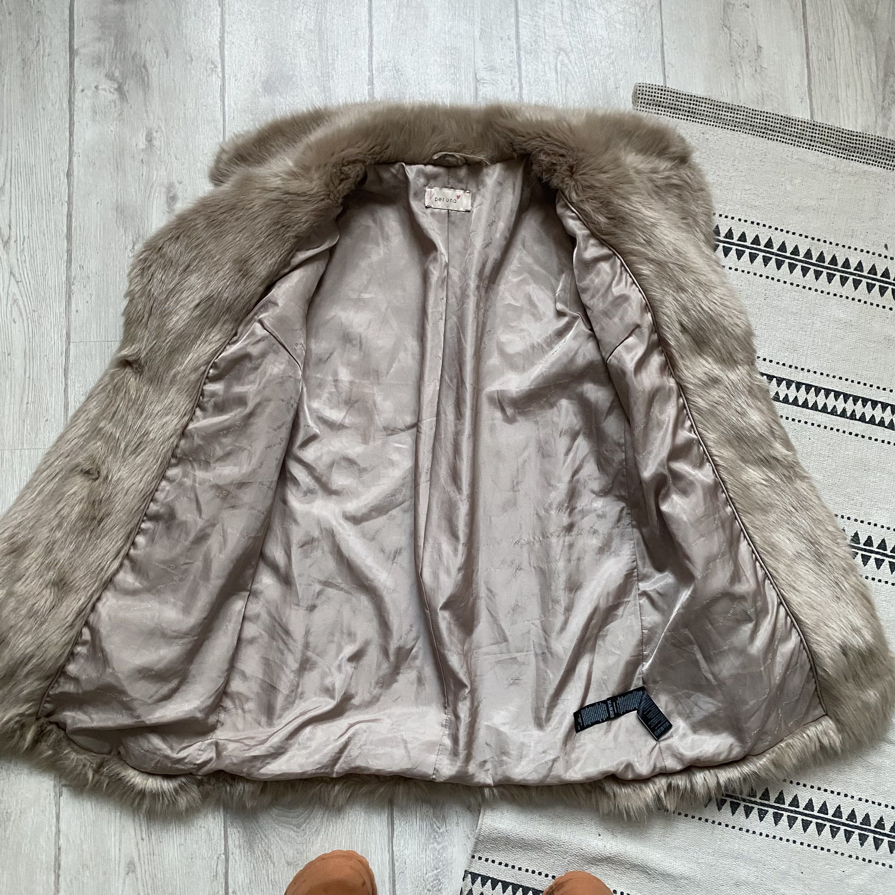 Hysteric Glamour Vintage 2000s Y2K Faux fur coat Japanese Avant-garde Size M / US 6-8 / IT 42-44 - 15 Thumbnail