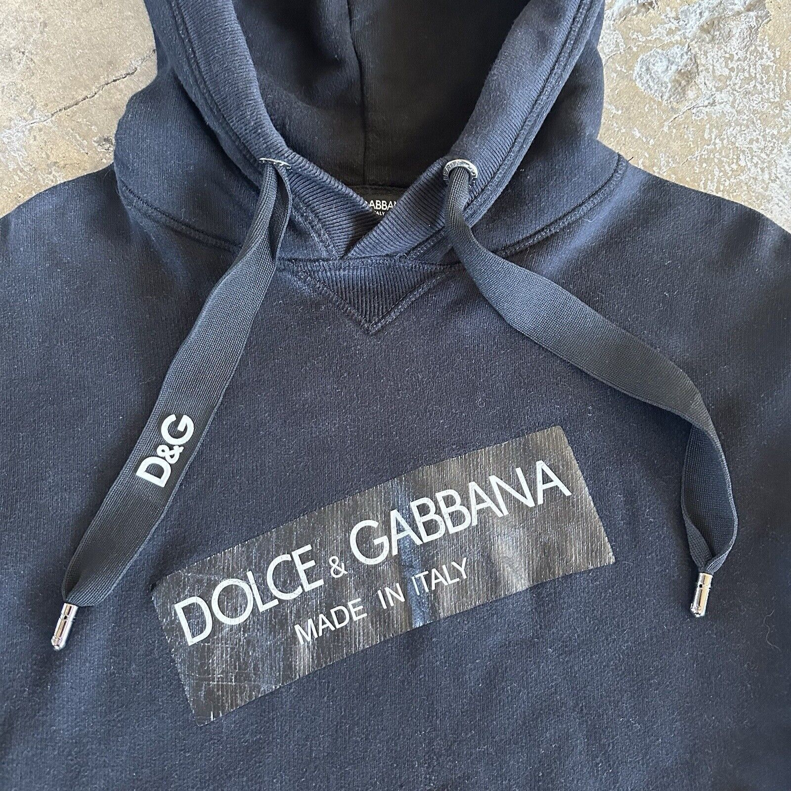 Designer × Dolce & Gabbana Dolce & Gabbana Black Hoodie Size 48 Made In Italy Size US M / EU 48-50 / 2 - 1 Thumbnail
