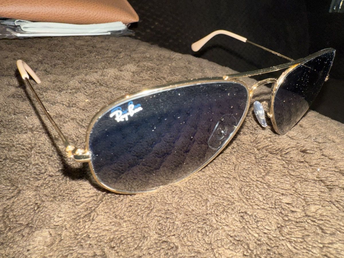 RayBan RayBan Aviator Gold Sunglasses RB3025 w/ box, case & cloth Size ONE SIZE - 13 Thumbnail
