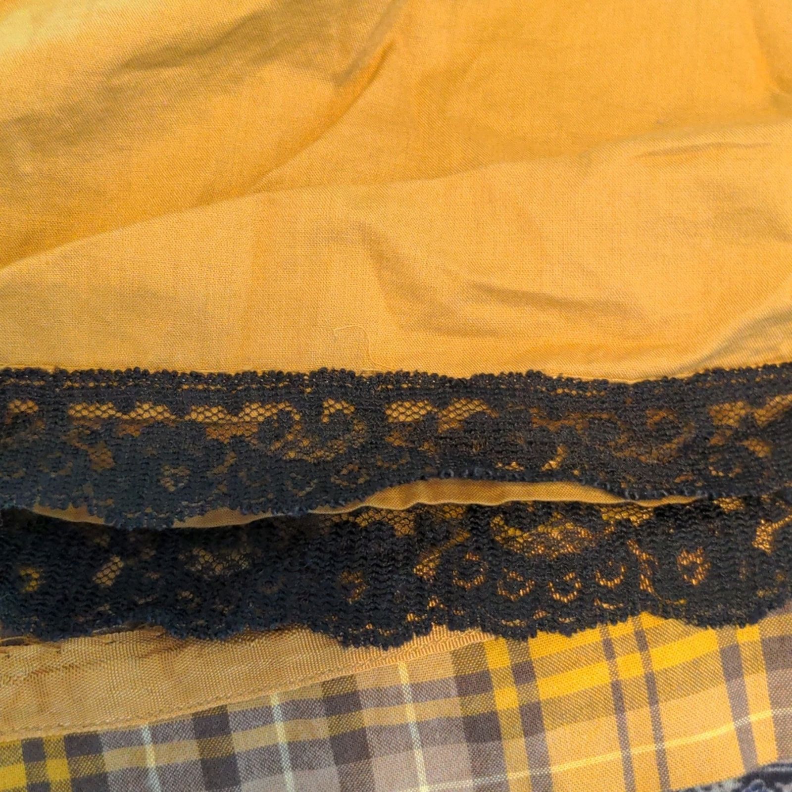 Anthropologie ANTHROPOLOGIE MAEVE Yellow Plaid Spaghetti Strap Dress Size M / US 6-8 / IT 42-44 - 8 Thumbnail
