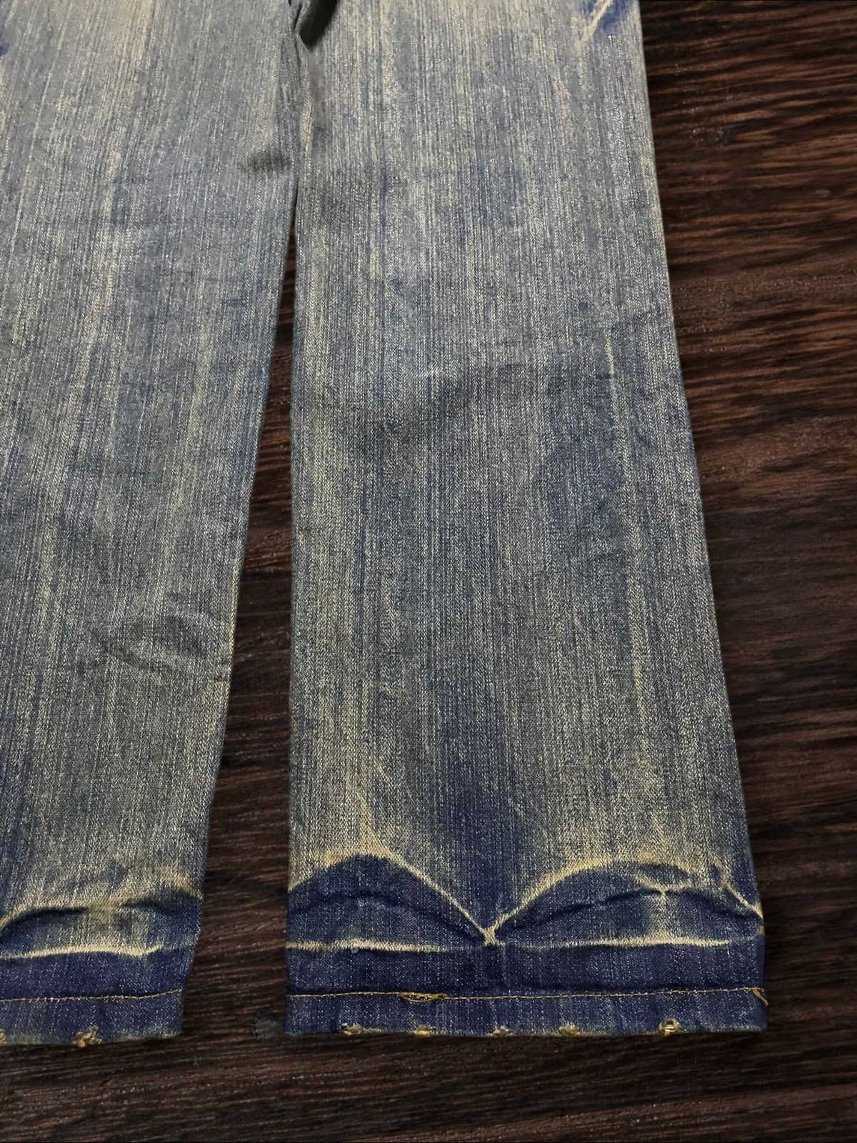 Japanese Brand Vintage Japanese Brand Mud Wash Distressed Loose Jeans Size US 32 / EU 48 - 12 Thumbnail