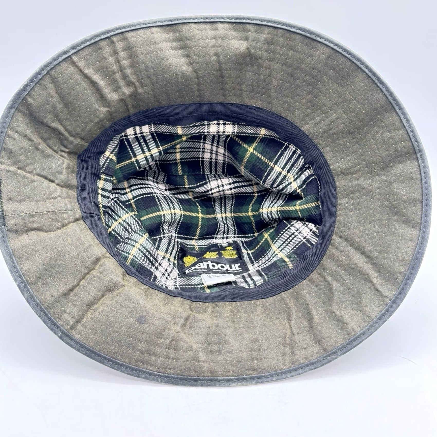 Barbour Barbour Bucket Hat Men’s Wax Cotton Olive Sports Cap Size Medium M Unisex Adults Green Vintage No (Pre-owned Excellent) Size ONE SIZE - 5 Thumbnail