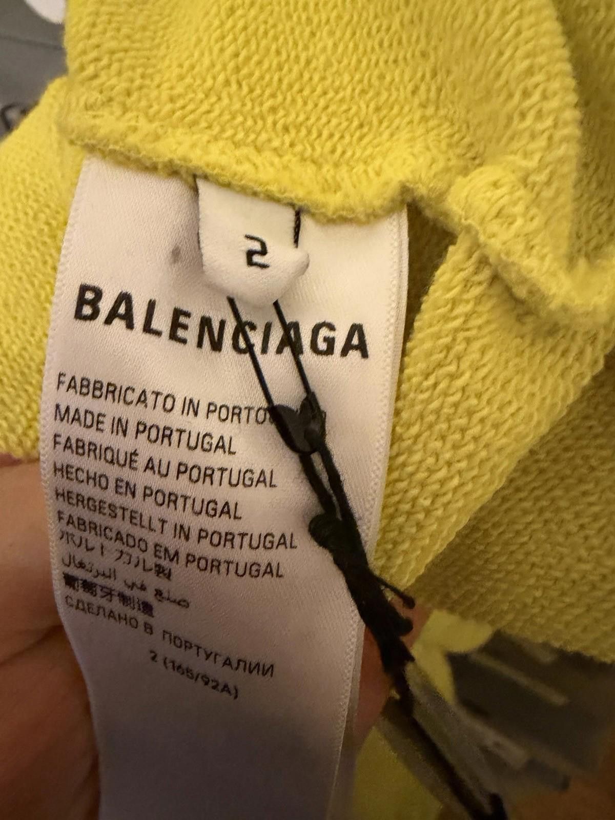 Balenciaga Balenciaga Surfer Hoodie Yellow Size 2 Fits L New $1250 Size US L / EU 52-54 / 3 - 4 Thumbnail