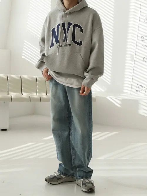 VIBE NYC Graphic Gray Hoodie Size US XL / EU 56 / 4 - 8 Thumbnail