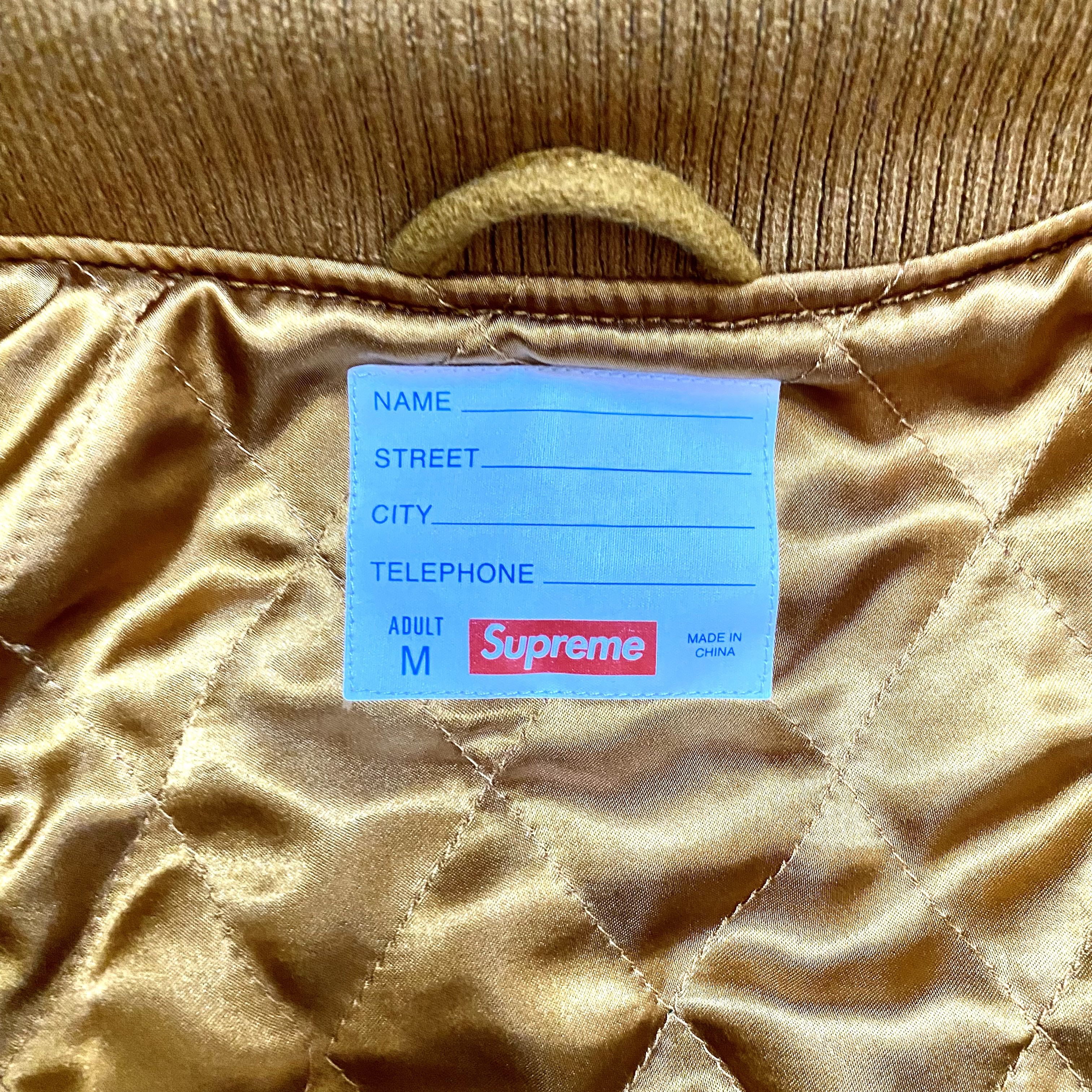 Supreme Supreme big logo varsity jacket Size US M / EU 48-50 / 2 - 4 Thumbnail