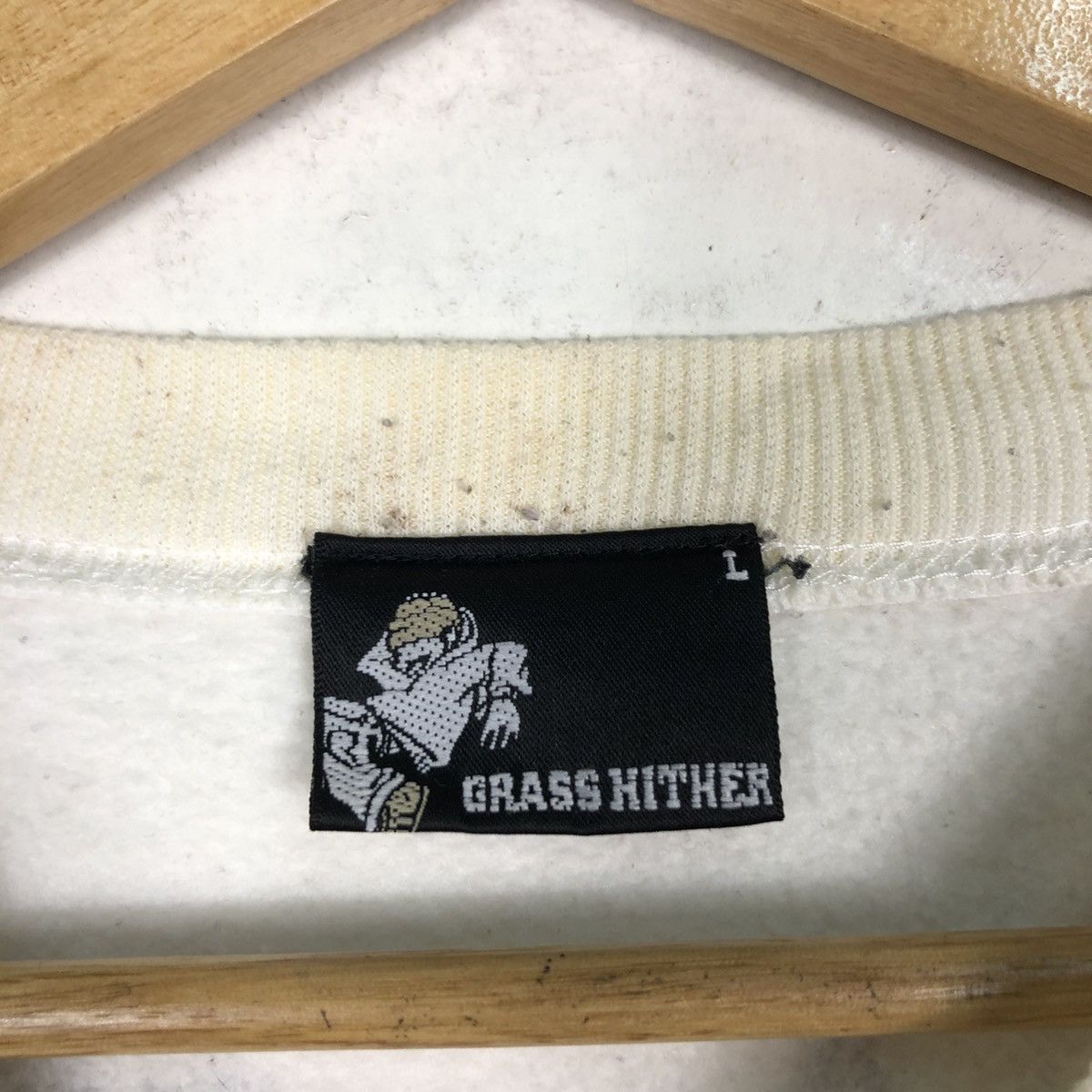 Japanese Brand × Vintage Vintage Hip Hop Streetwear Japan Grass Hither Sweatshirt Size US M / EU 48-50 / 2 - 11 Thumbnail