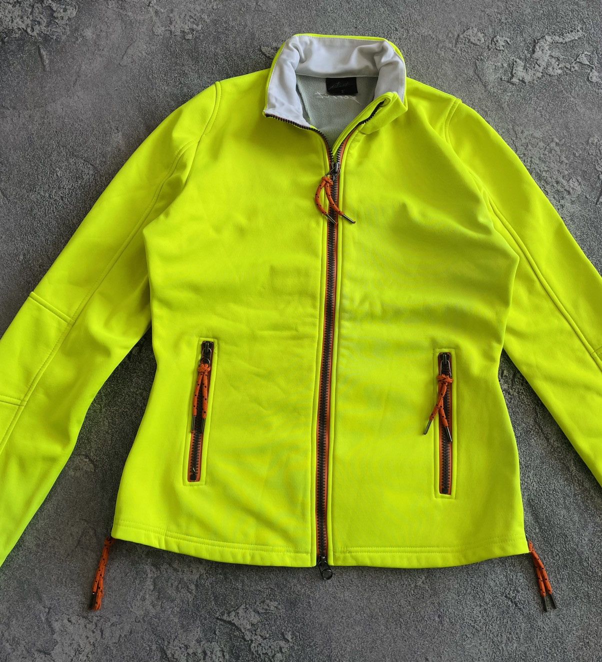 JET SET Women Green SoftShell Jacket Size 2 ( M ) Outdoor