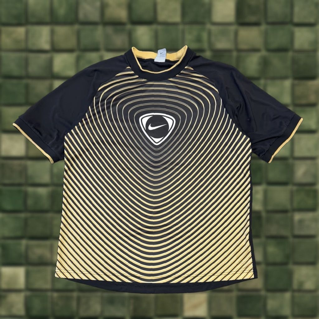 Nike Nike Dri-Fit Training Top Black Gold Football Shirt Jersey L Mens Shirt Size US L / EU 52-54 / 3 - 1 Thumbnail