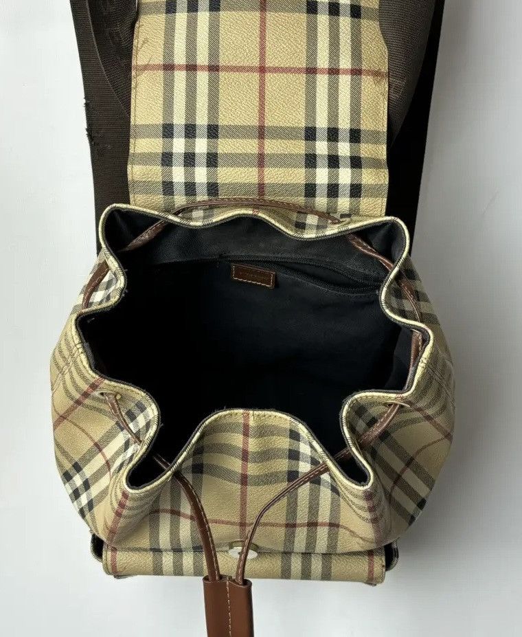 Burberry Vintage Burberry Novacheck Leather BackPack Size ONE SIZE - 3 Thumbnail