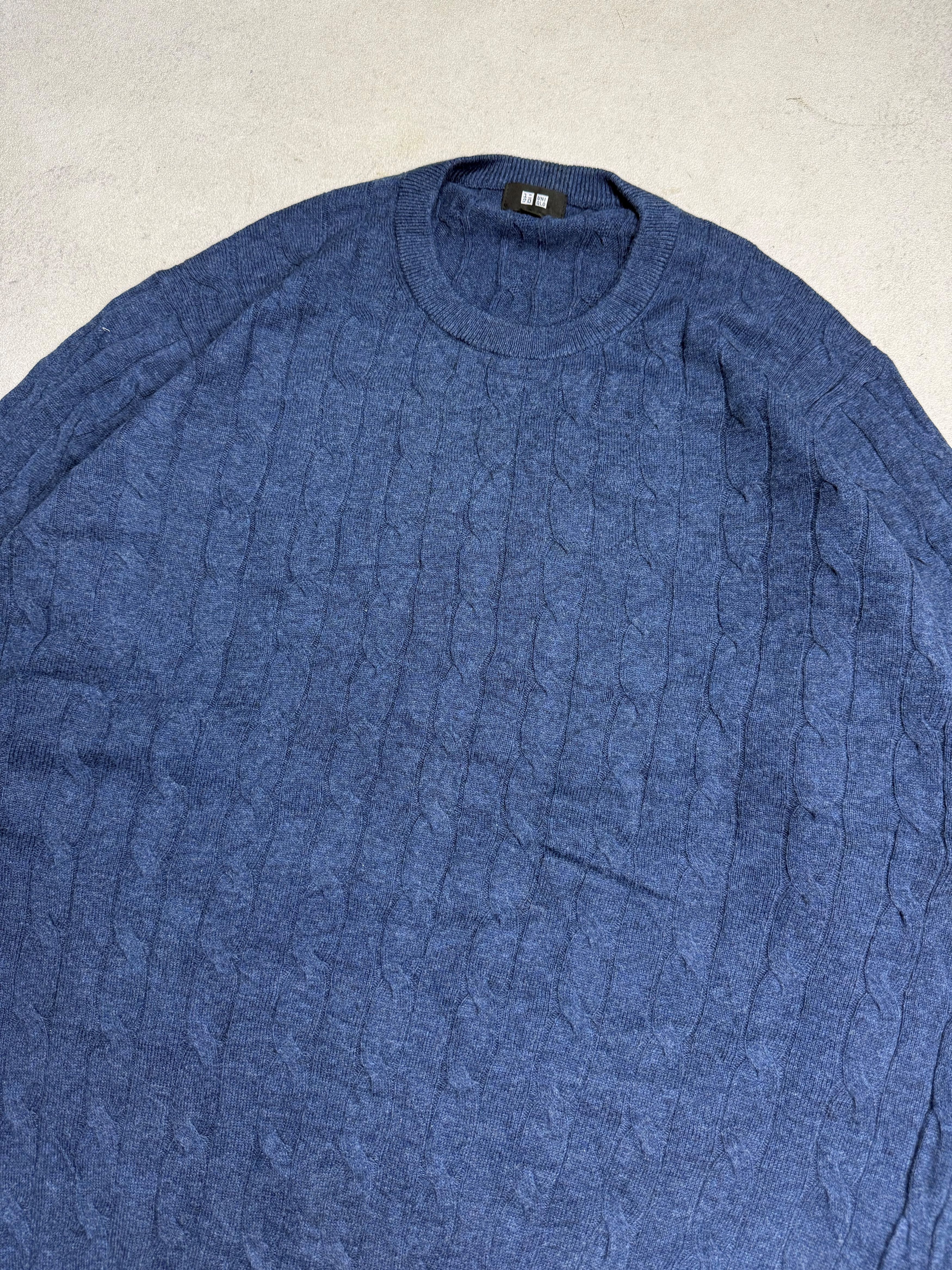 Uniqlo Uniqlo Knit Cable Sweater Cardigan Size US XL / EU 56 / 4 - 2 Thumbnail