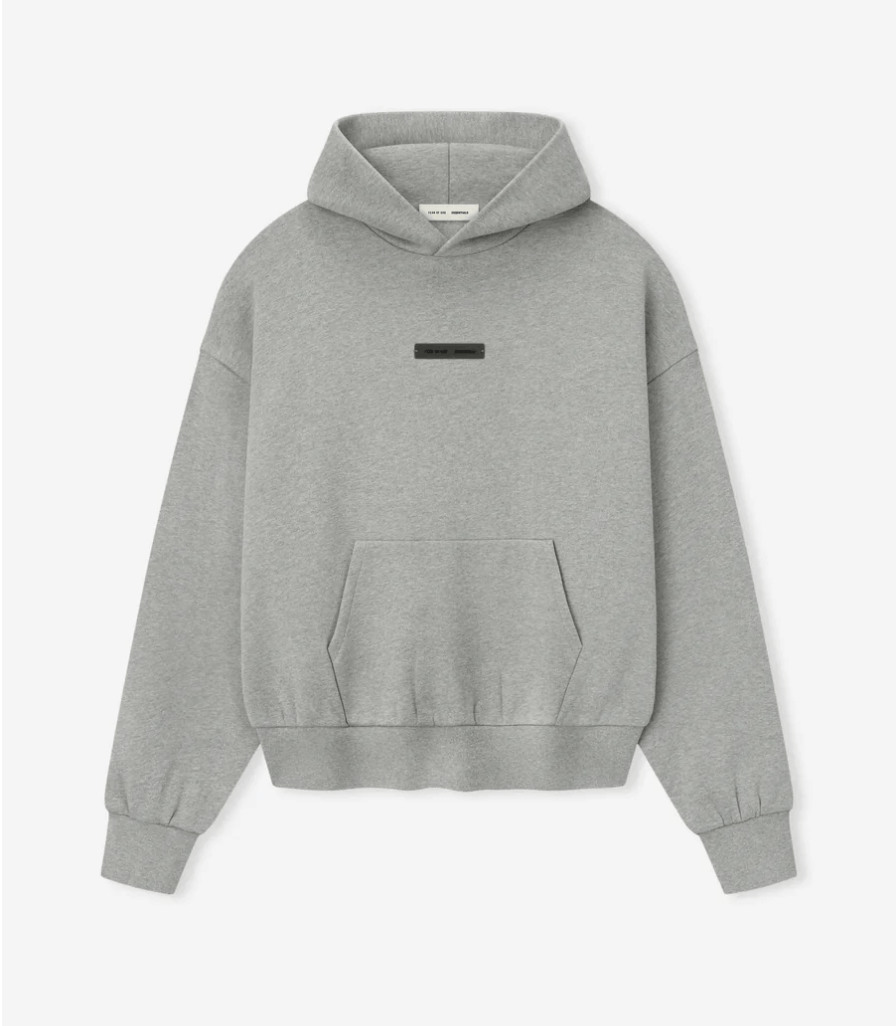Fear of God Fear of God Essentials Fleece Hoodie Concrete Heather XXL Size US XXL / EU 58 / 5 - 2 Thumbnail