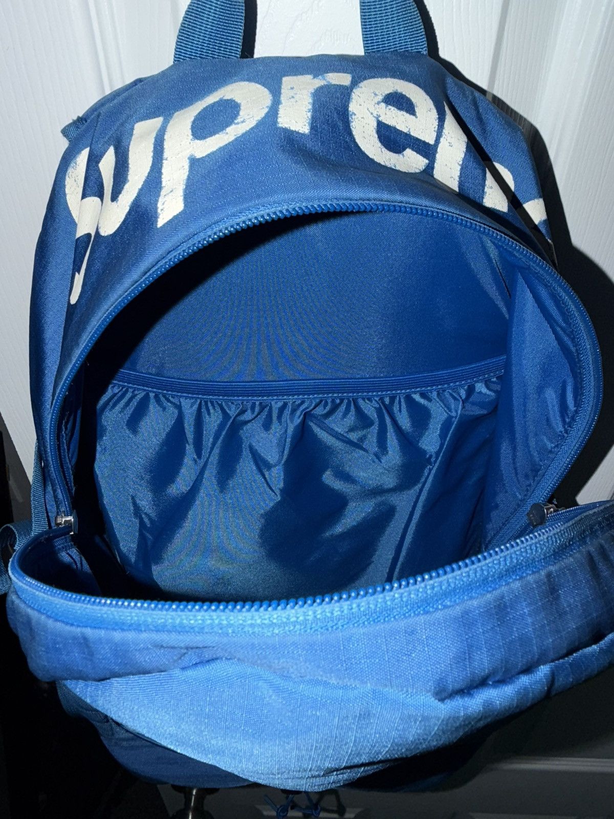 Supreme Supreme 16SS Tonal Backpack Blue Logo Size ONE SIZE - 10 Thumbnail