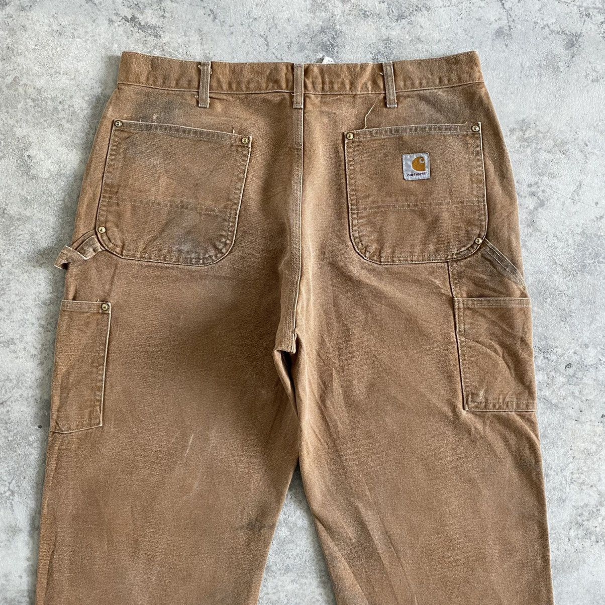 Carhartt VTG Carhartt Double Knee Dirty Carpenter Work Pants Size US 35 - 14 Thumbnail