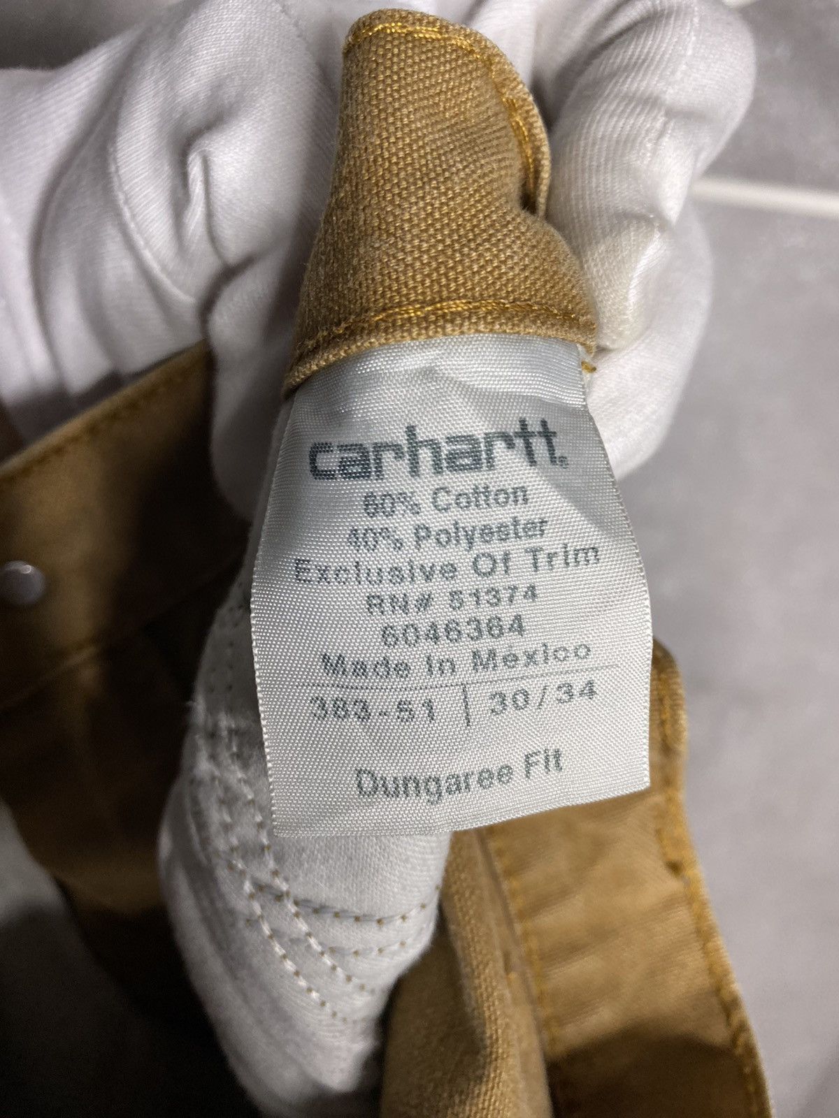 Carhartt × Carhartt Wip Carhartt Dungaree Fit Canvas Work Pants Beautiful Distressed Size US 30 / EU 46 - 6 Thumbnail