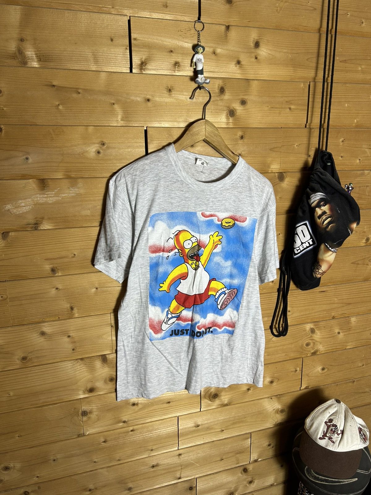 Vintage Vintage Homer just do it funny single stitch t shirt Size US L / EU 52-54 / 3 - 1 Thumbnail