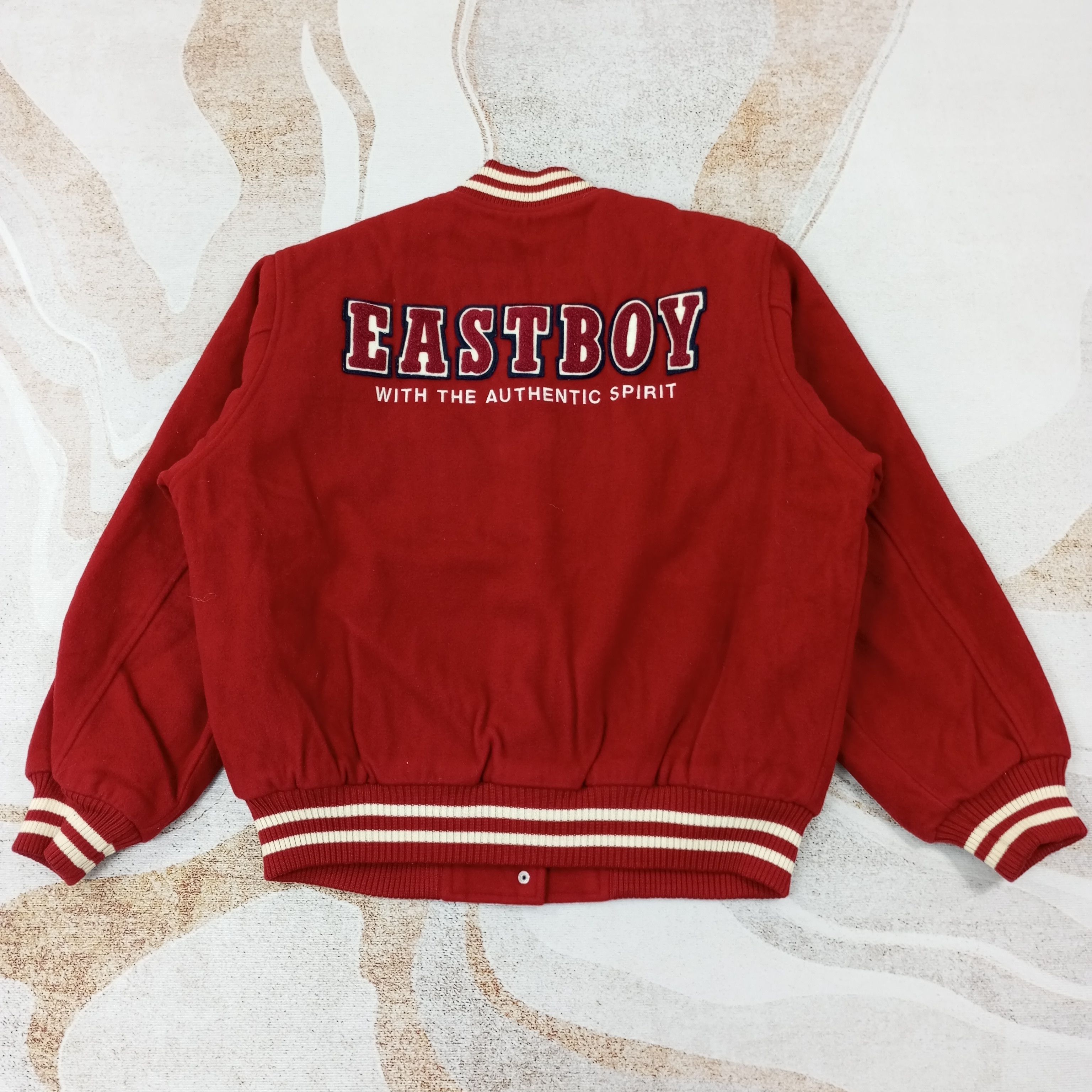 Vintage EastBoy Varsity Jacket c231n12 Size US L / EU 52-54 / 3 - 1 Thumbnail