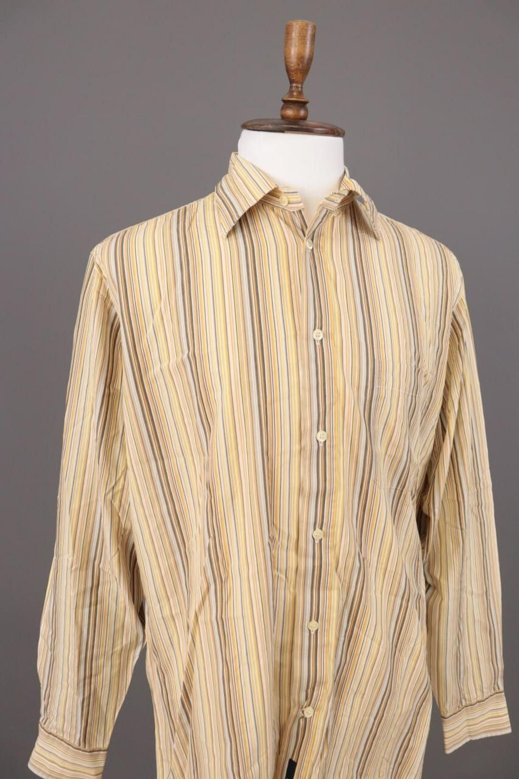 Ermenegildo Zegna Zegna Sport Multicolor Striped Button Down Shirt Size XL Size US XL / EU 56 / 4 - 4 Thumbnail