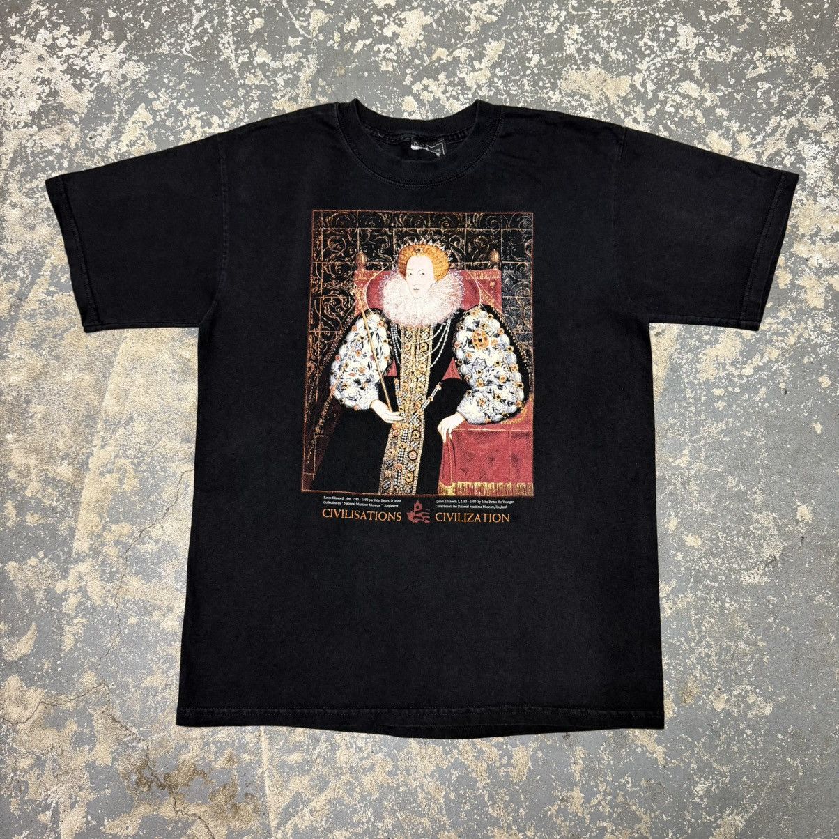 Vintage Vintage Queen Elizabeth 1 Vivienne WestWood Civilization Size US L / EU 52-54 / 3 - 1 Thumbnail