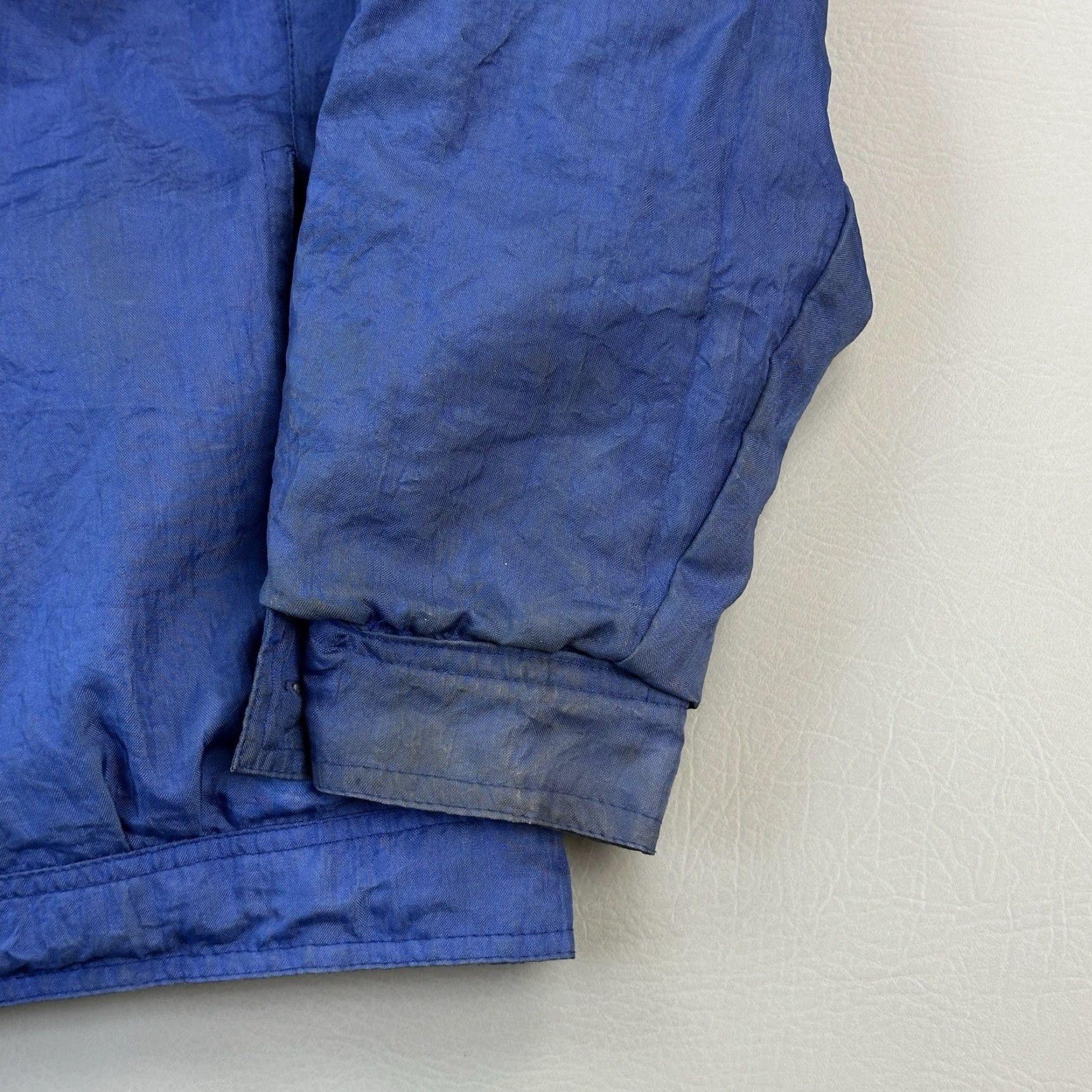 Vintage VINTAGE Current Seen Jacket Mens L 131st Airborne Squad Flight Bomber Blue Nylon Embroidered Logo Army Retro USA Size US L / EU 52-54 / 3 - 5 Thumbnail