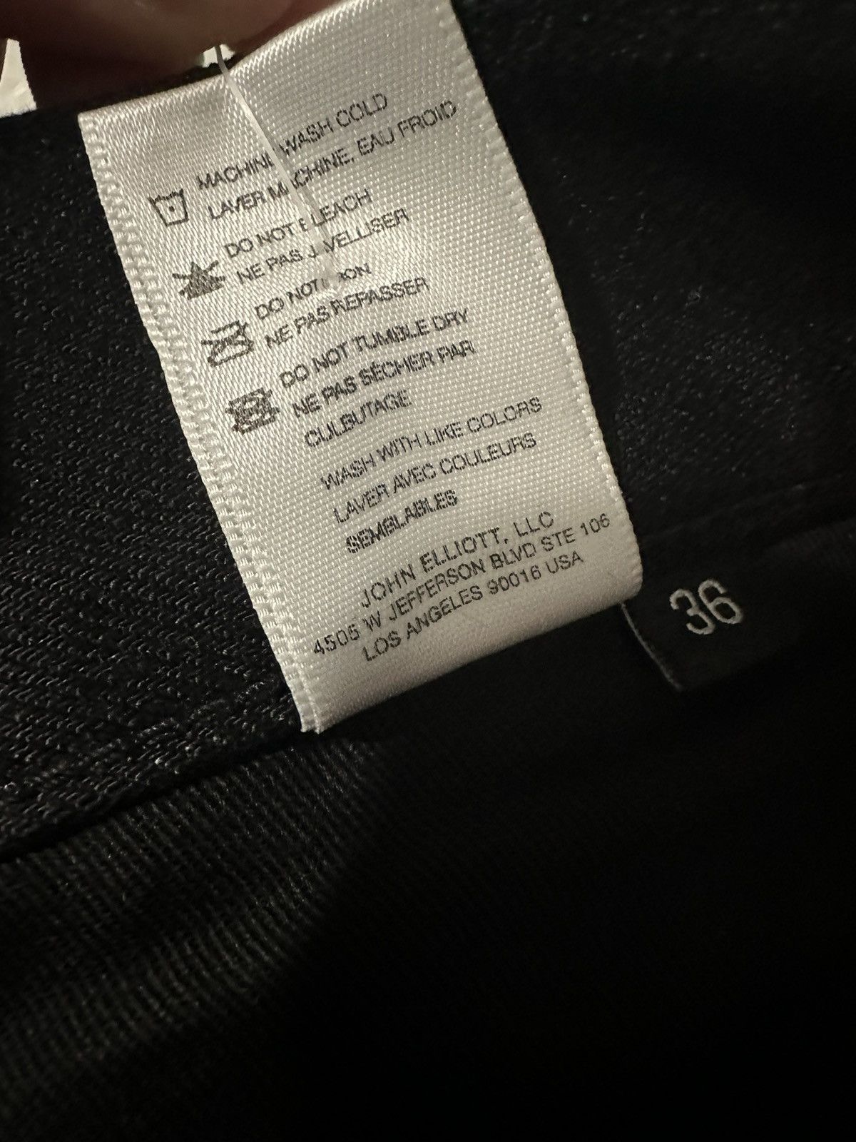John Elliott JOHN ELLIOTT THE CAST 2 NIMBUS BLACK Size US 36 / EU 52 - 5 Thumbnail