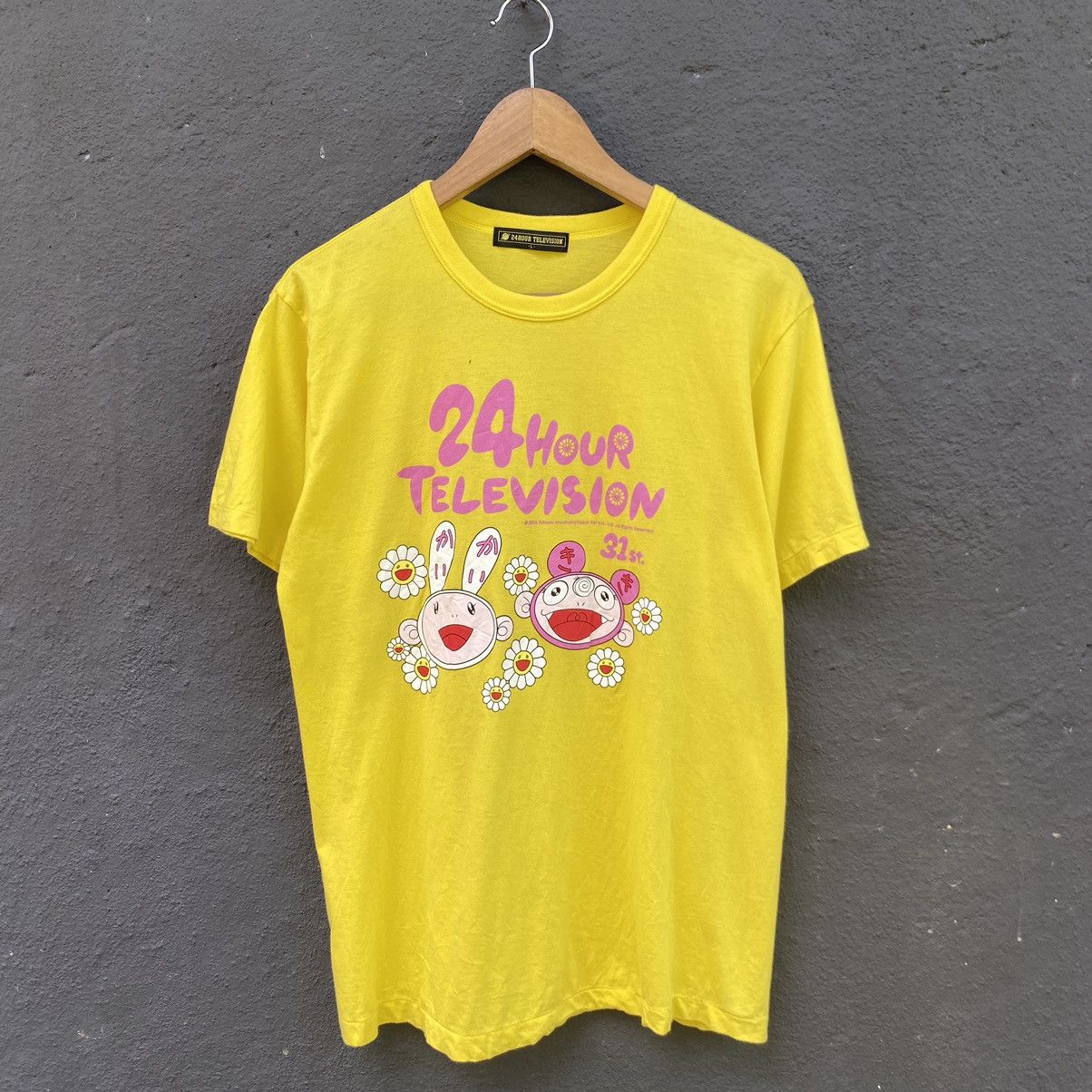 Takashi Murakami Vintage 2008 Takashi Murakami x 24 Hour ERD GRUNGE TEE Size US L / EU 52-54 / 3 - 1 Thumbnail