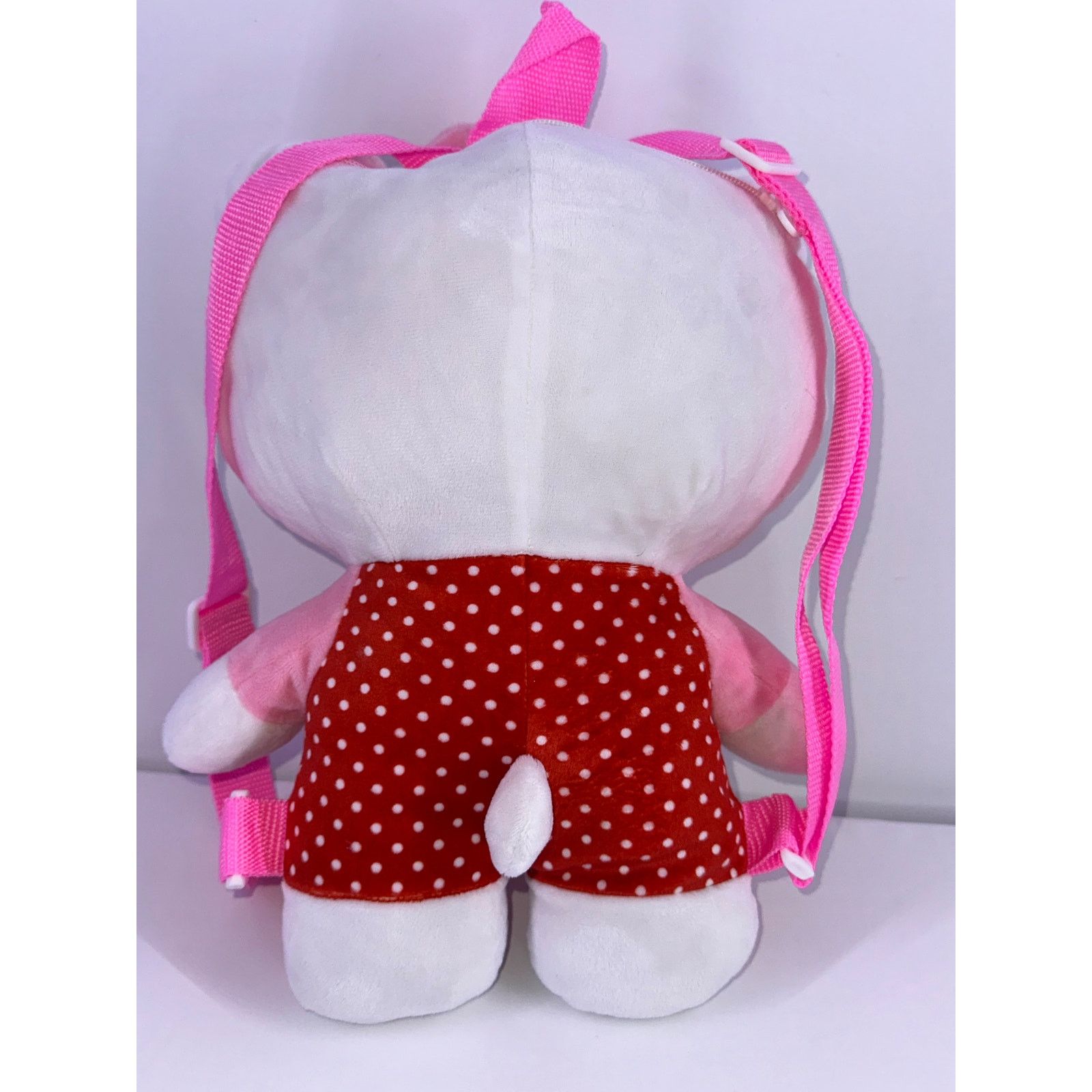 & Other Stories Hello Kitty Red Polka Dot Overall Backpack Plushie 14” Tall Size ONE SIZE - 7 Thumbnail